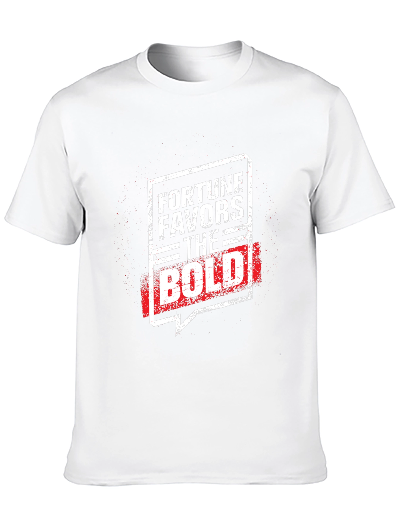 Black Fortune Favors the Bold Graphic Tee - Black view 10