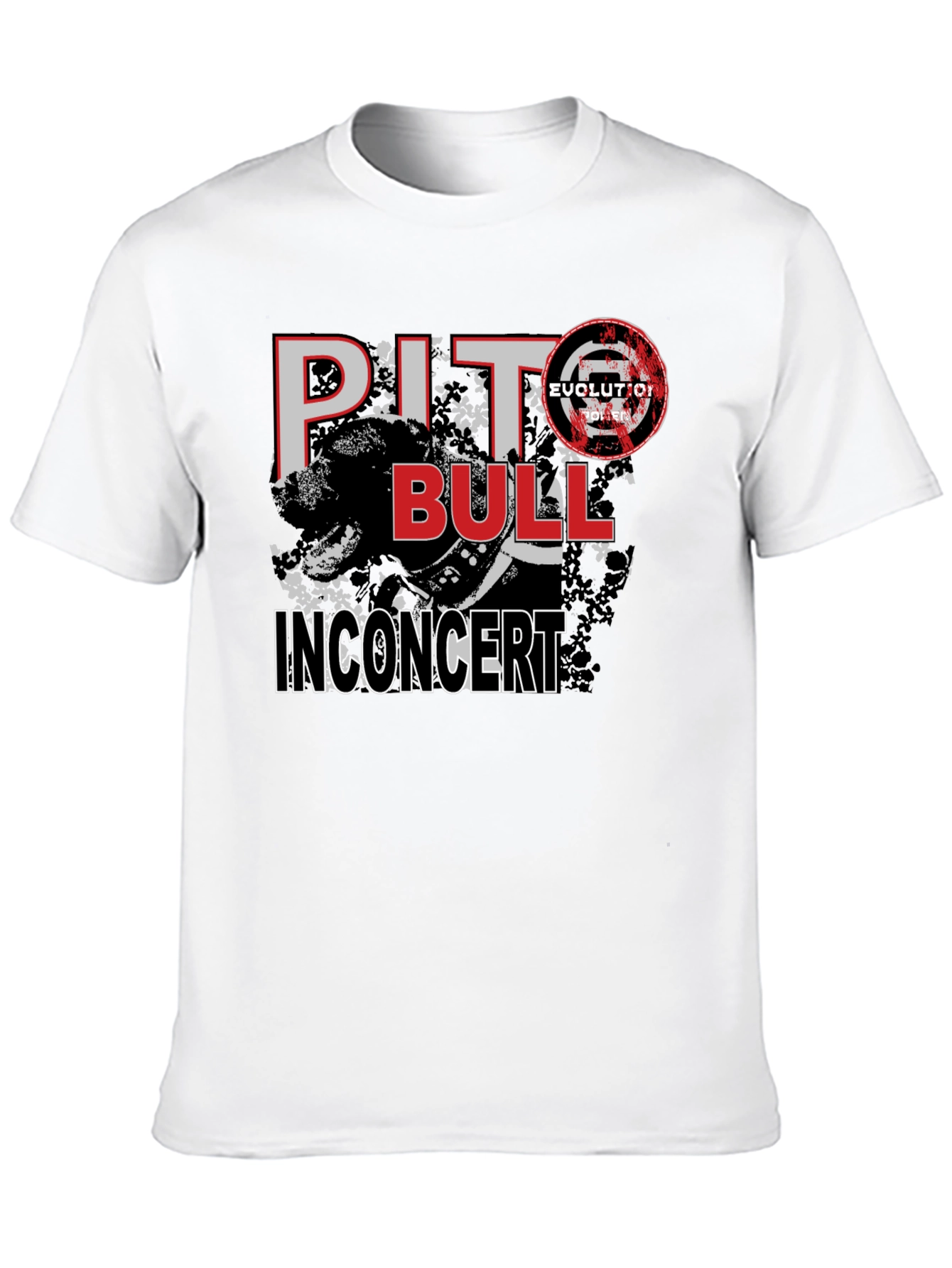 Black Pitbull In Concert Graphic Tee view 10