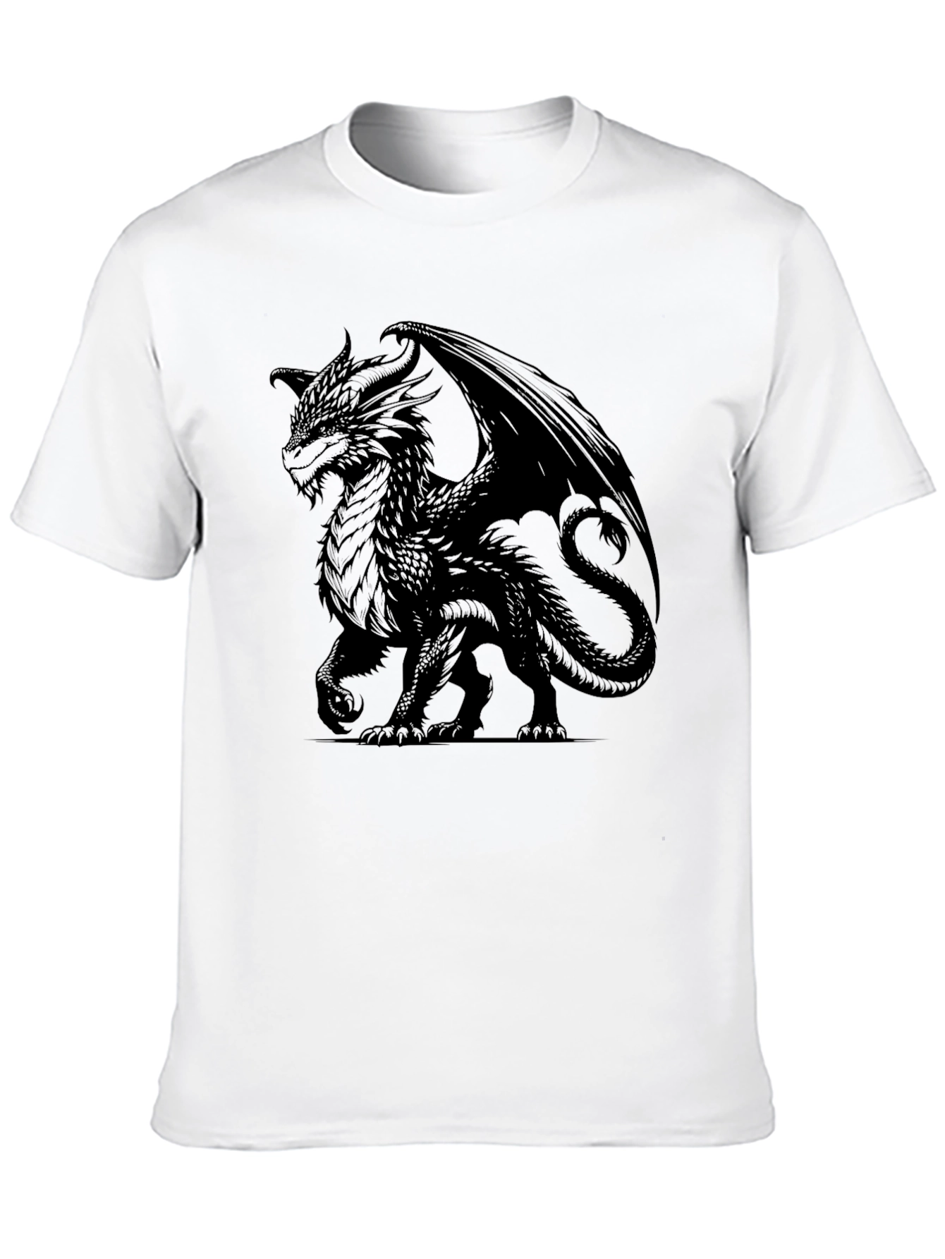 Black Black Dragon Graphic Tee - Men's Short Sleeve Shirt view 10
