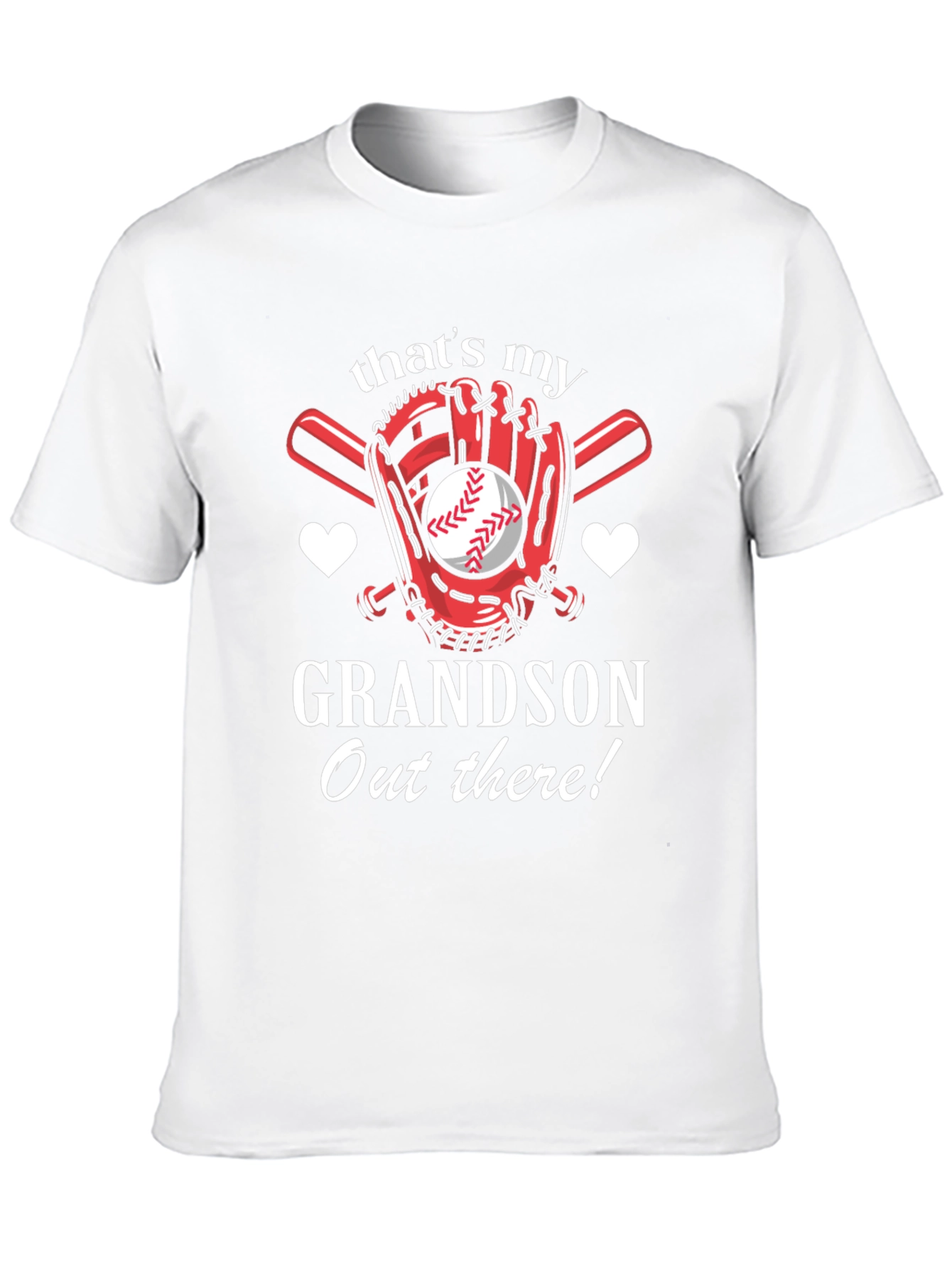 Black That's My Grandson Baseball T-Shirt view 10