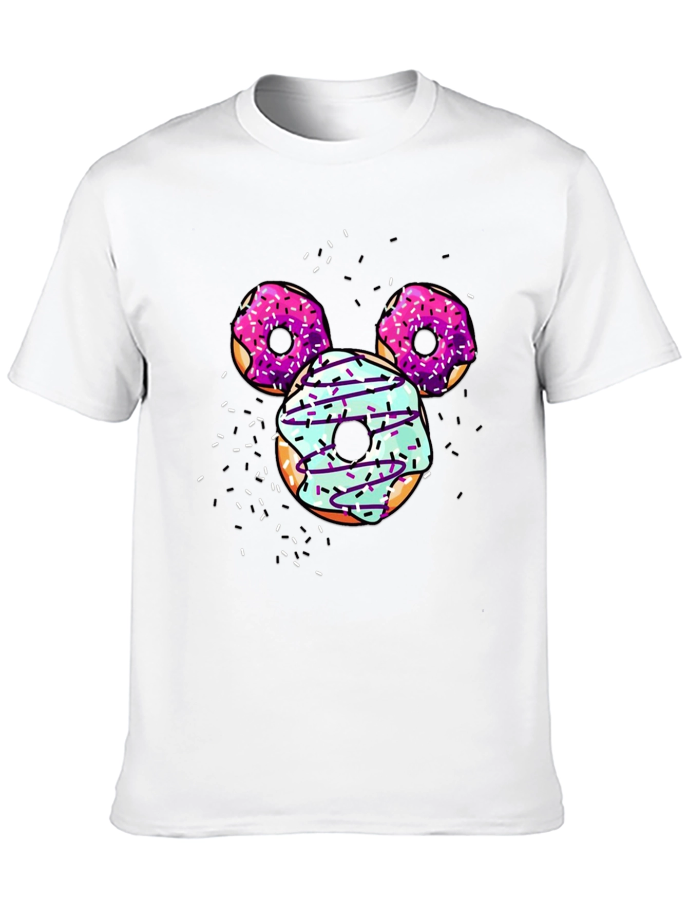 Black Donut Mickey Mouse T-Shirt view 10