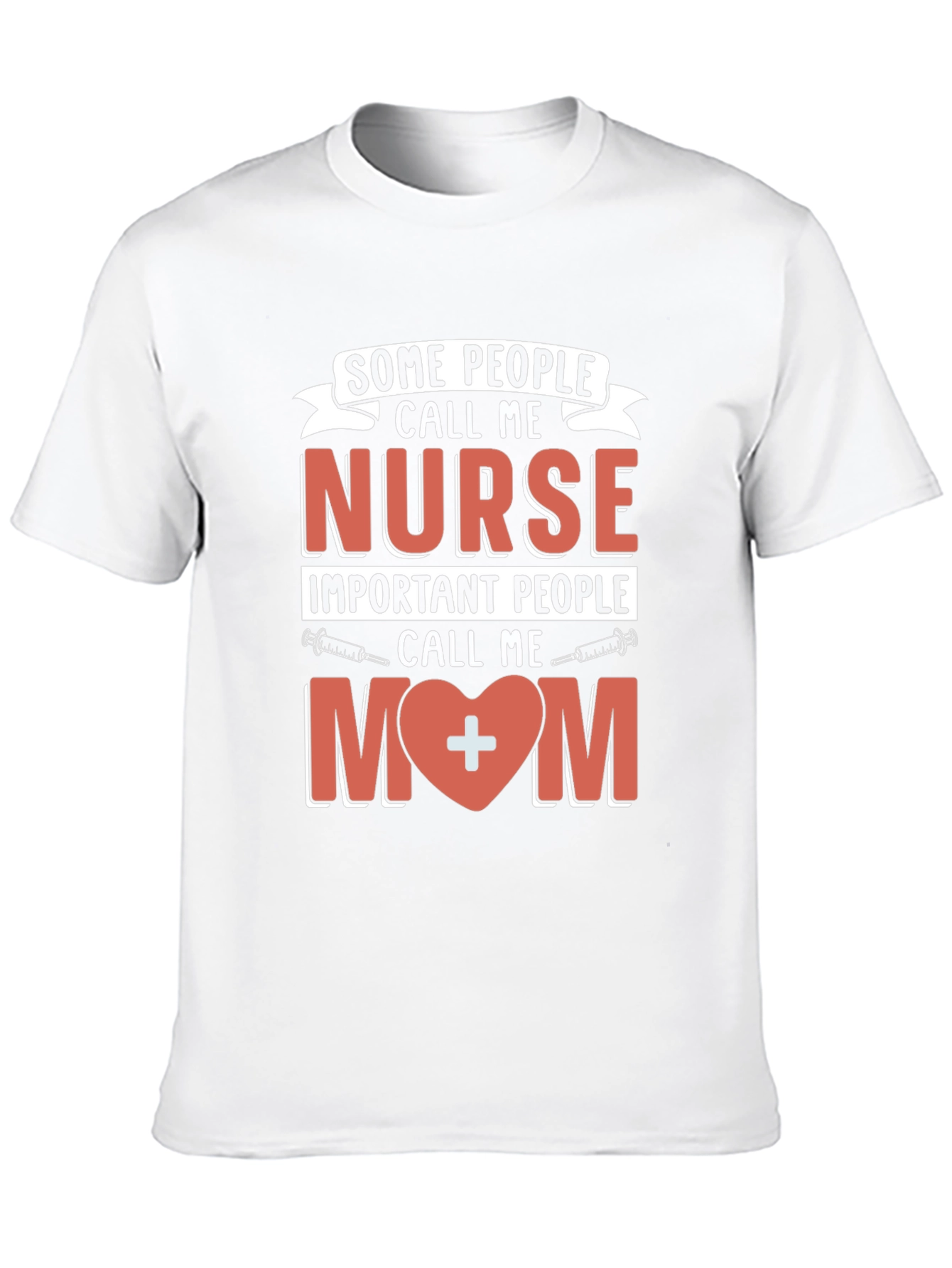 Black Nurse Mom T-Shirt - Gift for Nursing Moms view 10