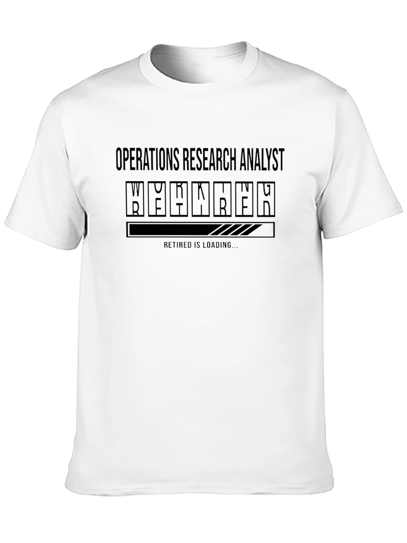Black Operations Research Analyst Retirement Loading T-Shirt view 10