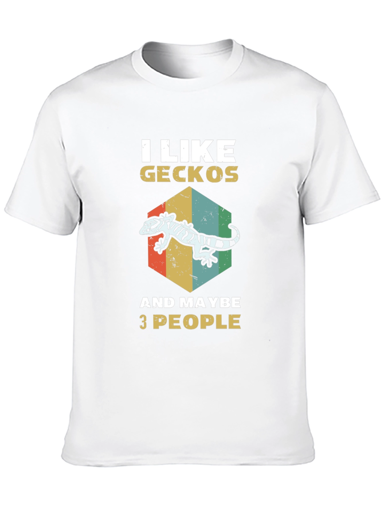 Black Gecko Lover T-Shirt - I Like Geckos and Maybe 3 People view 10