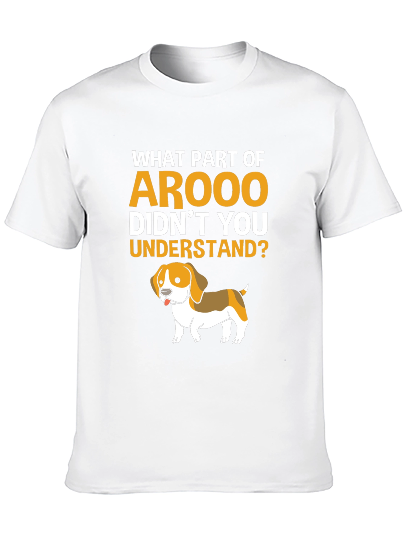 Arooo Dog Graphic T-Shirt - Humor Tee - 10