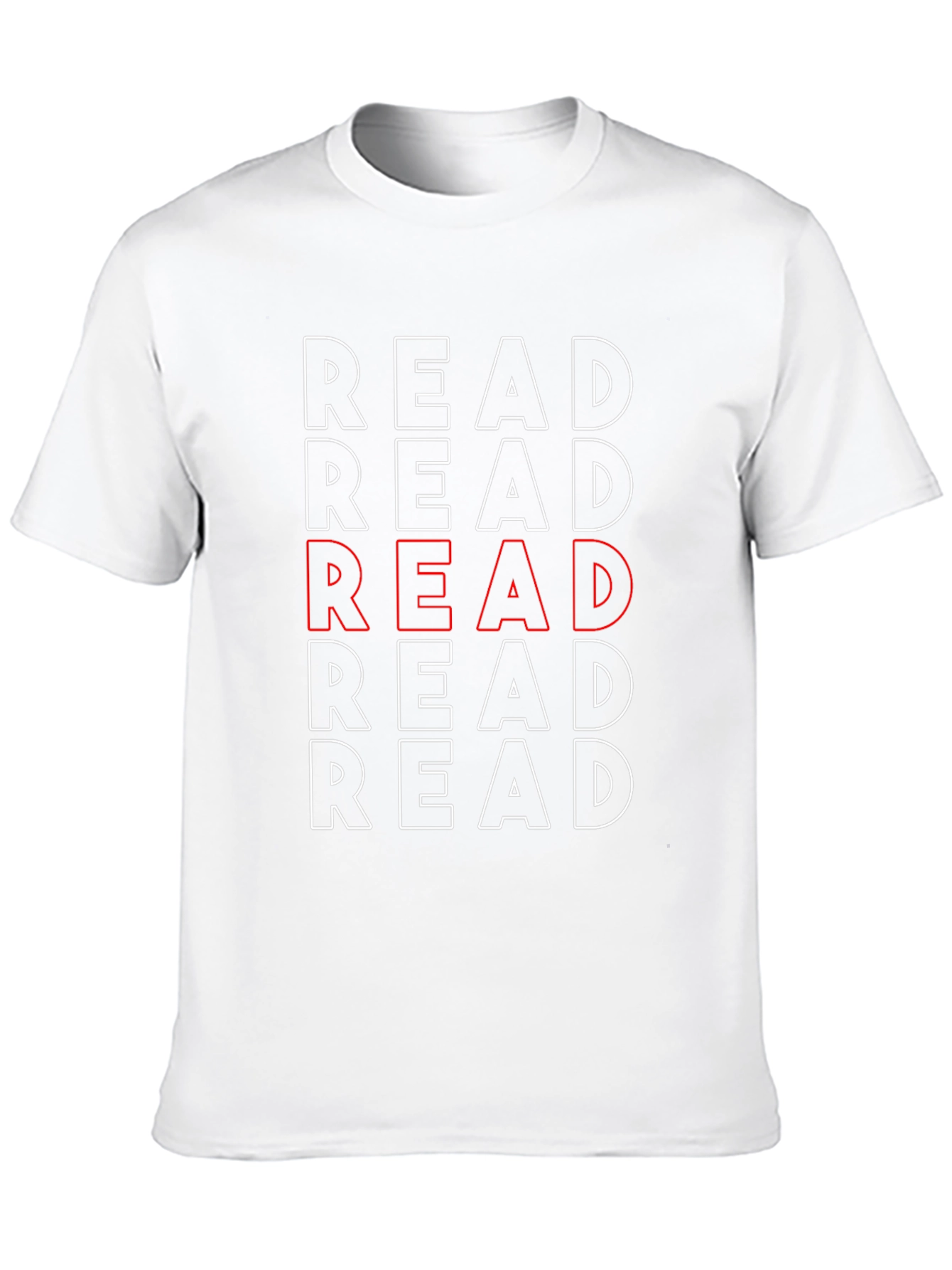 Black Read Graphic T-Shirt - Black Casual Tee view 10