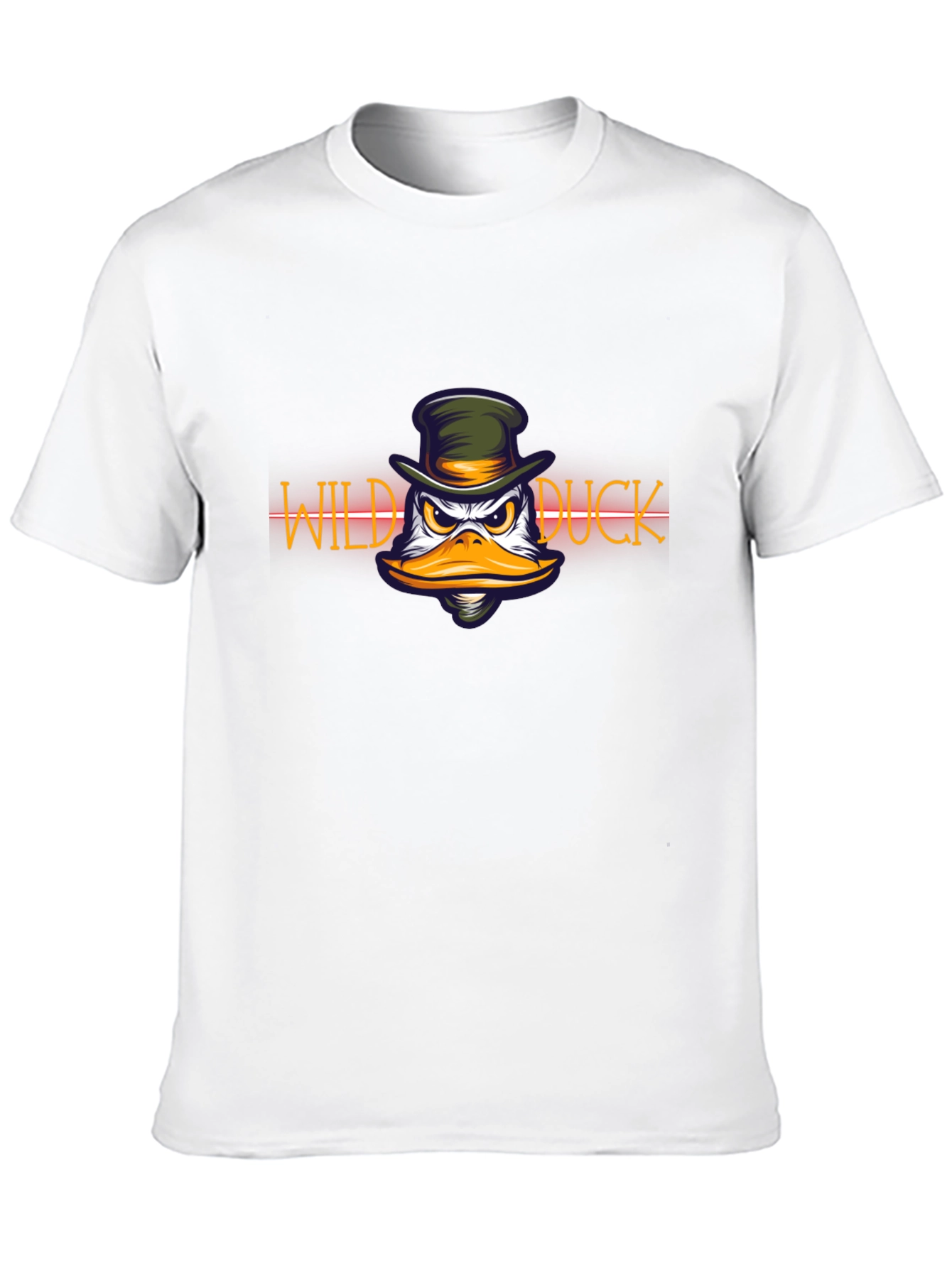 Black Wild Duck Graphic Print Black T-Shirt view 10