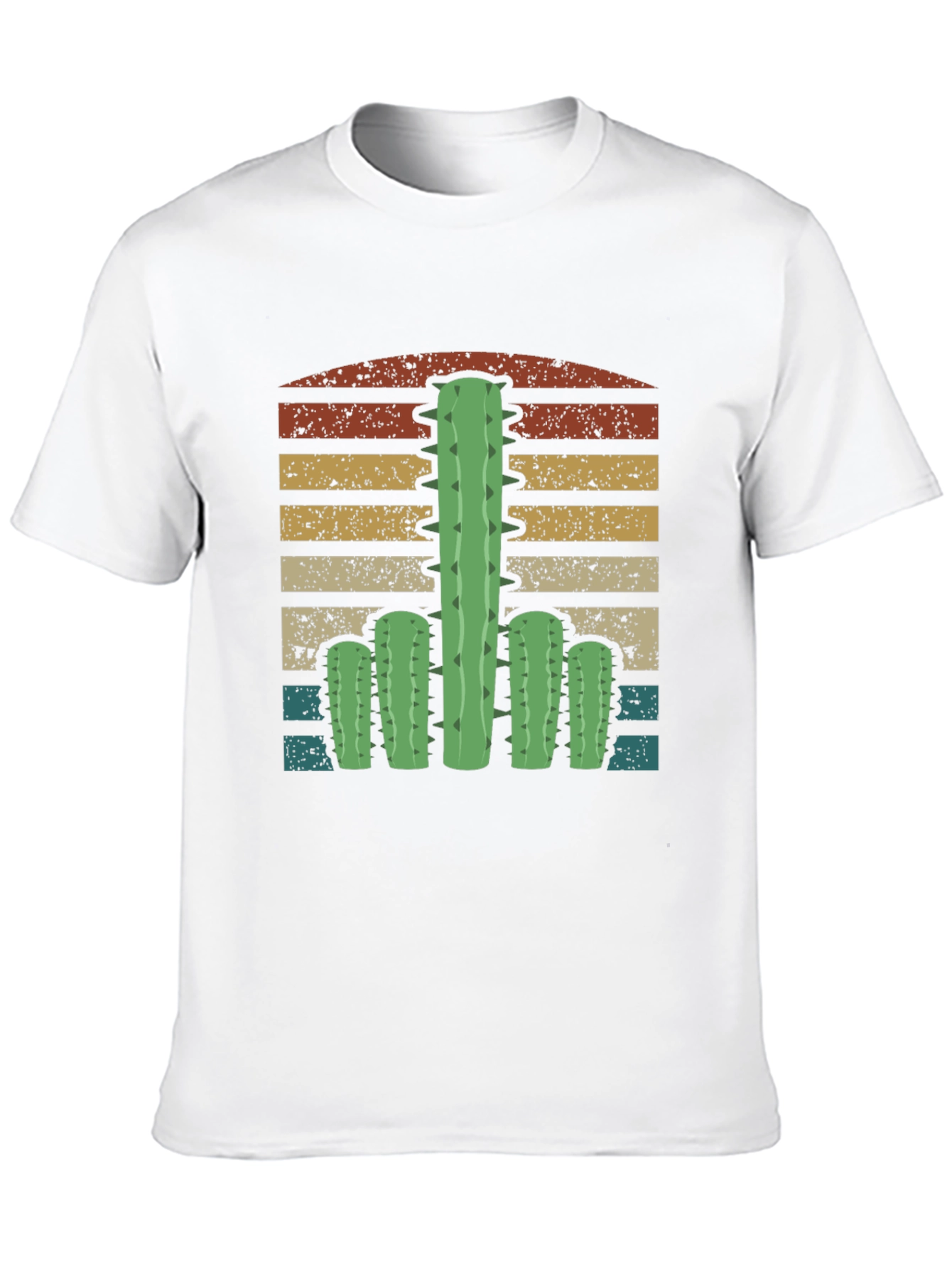 Black Cactus Sunset Graphic Tee - Unisex view 10
