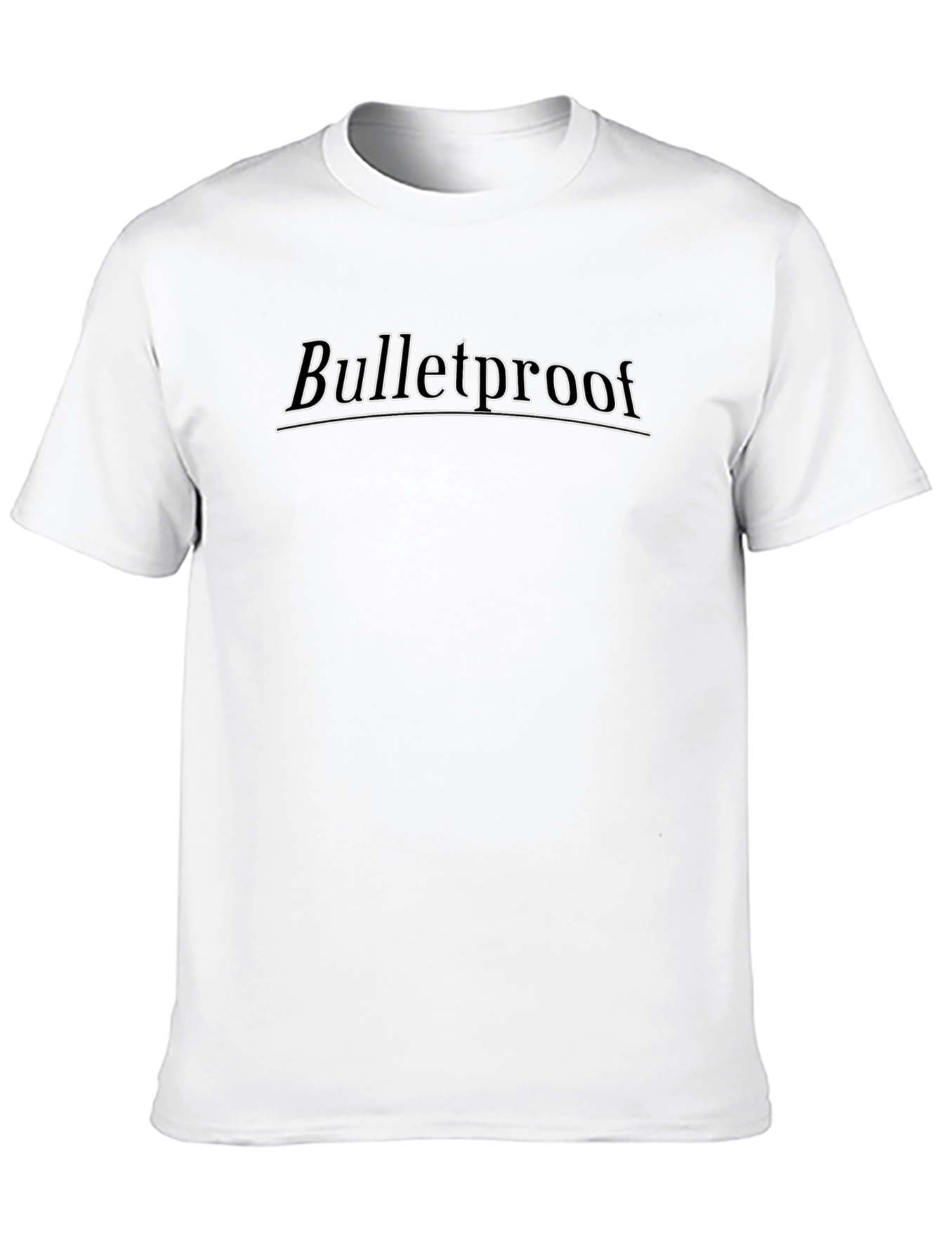 Black Bulletproof Graphic Tee - Mens Black T-Shirt view 10