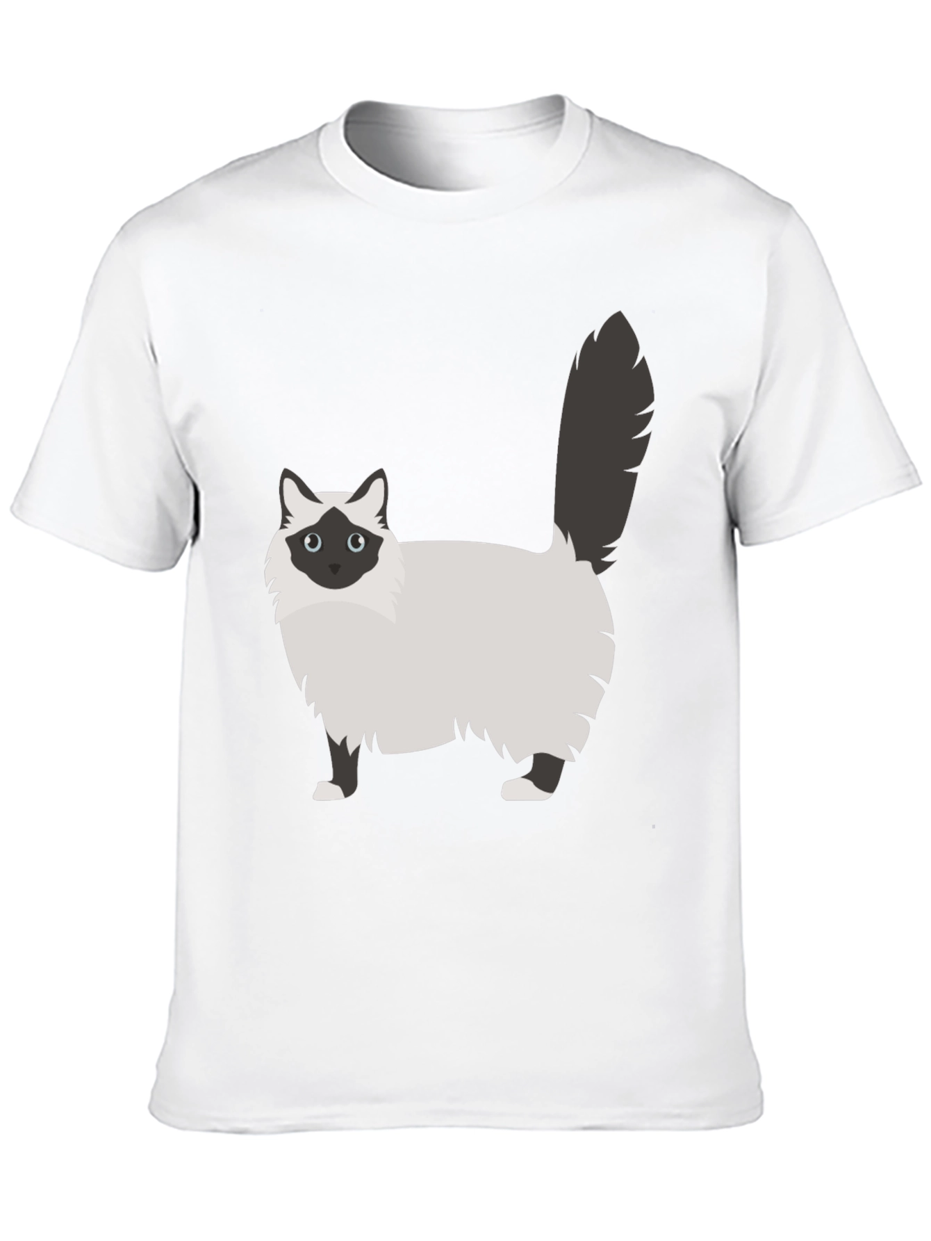 Black Cat Graphic Tee - Stylish Cotton Blend view 10