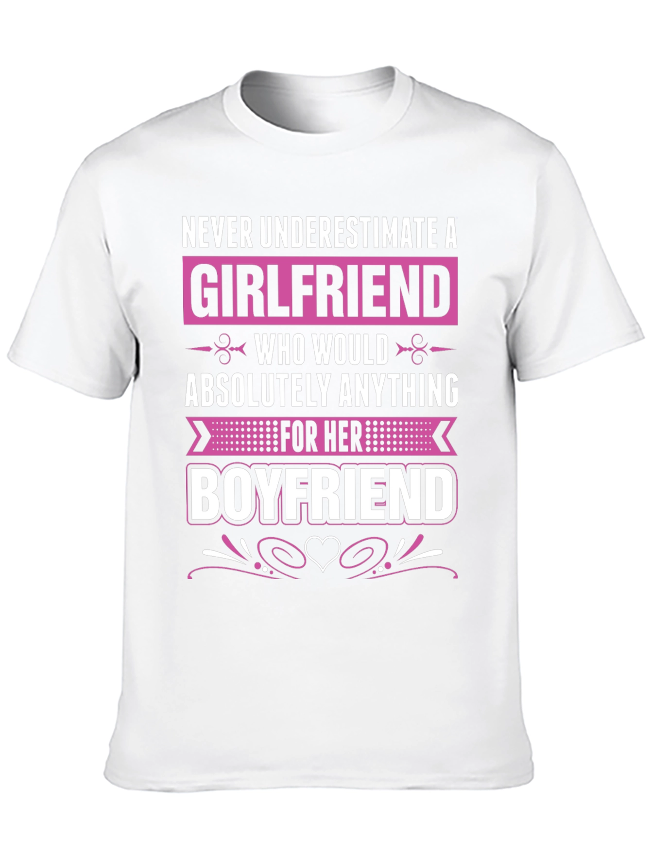 Black Girlfriend Boyfriend Graphic Tee - Novelty T-Shirt view 10