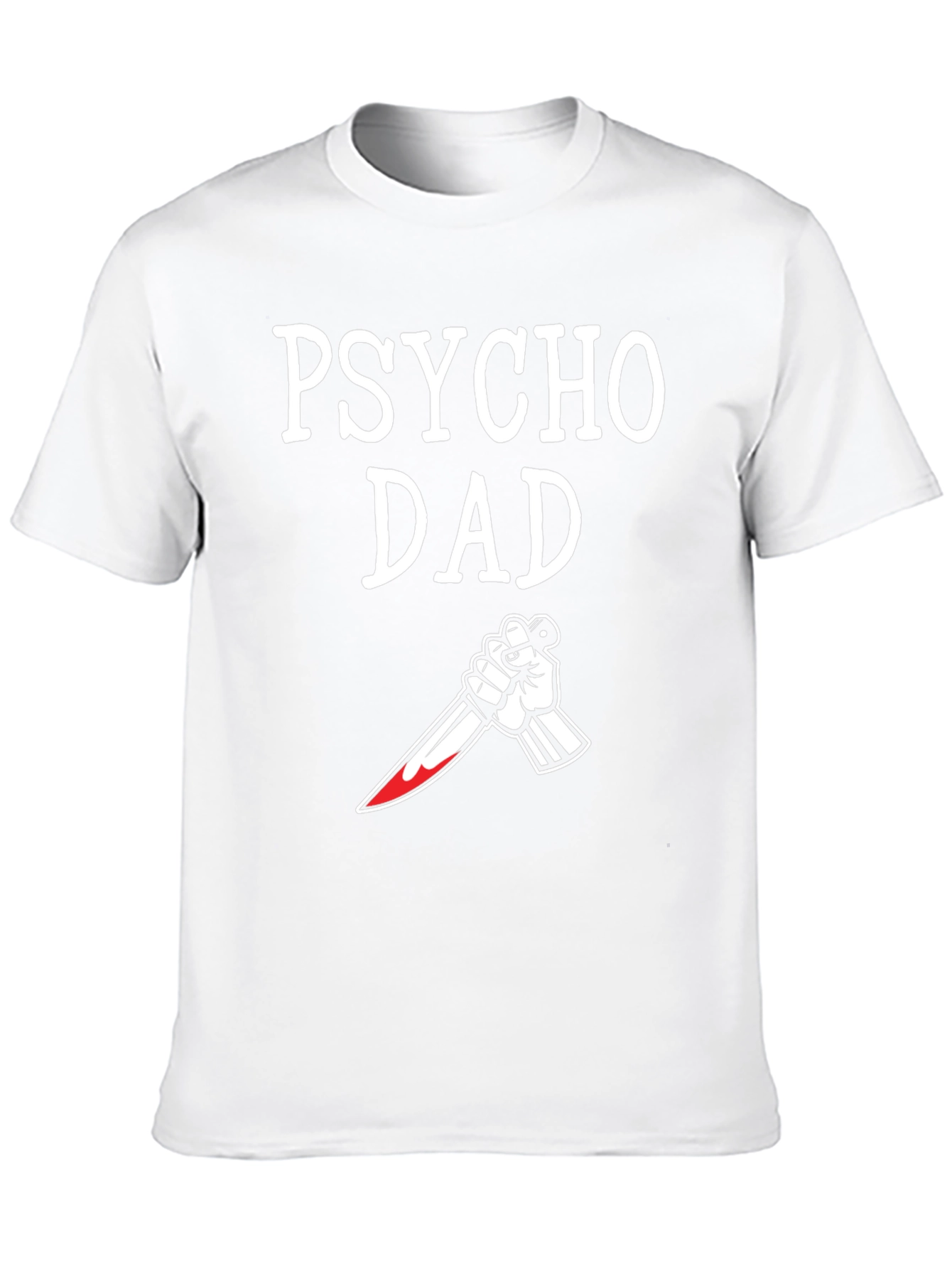 Black Psycho Dad Graphic T-Shirt view 10