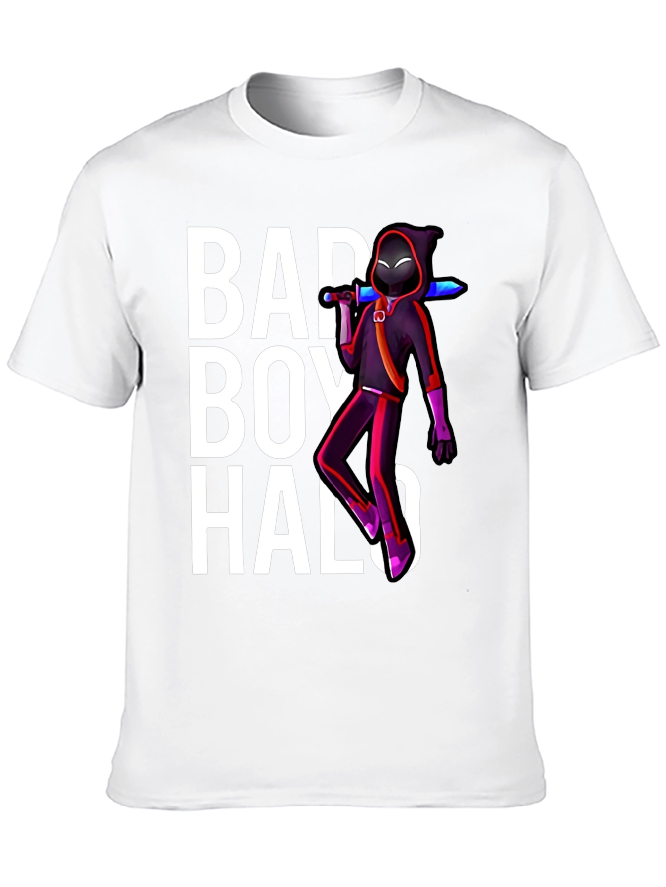 Black BadBoyHalo Graphic T-Shirt - Black Crew Neck view 10