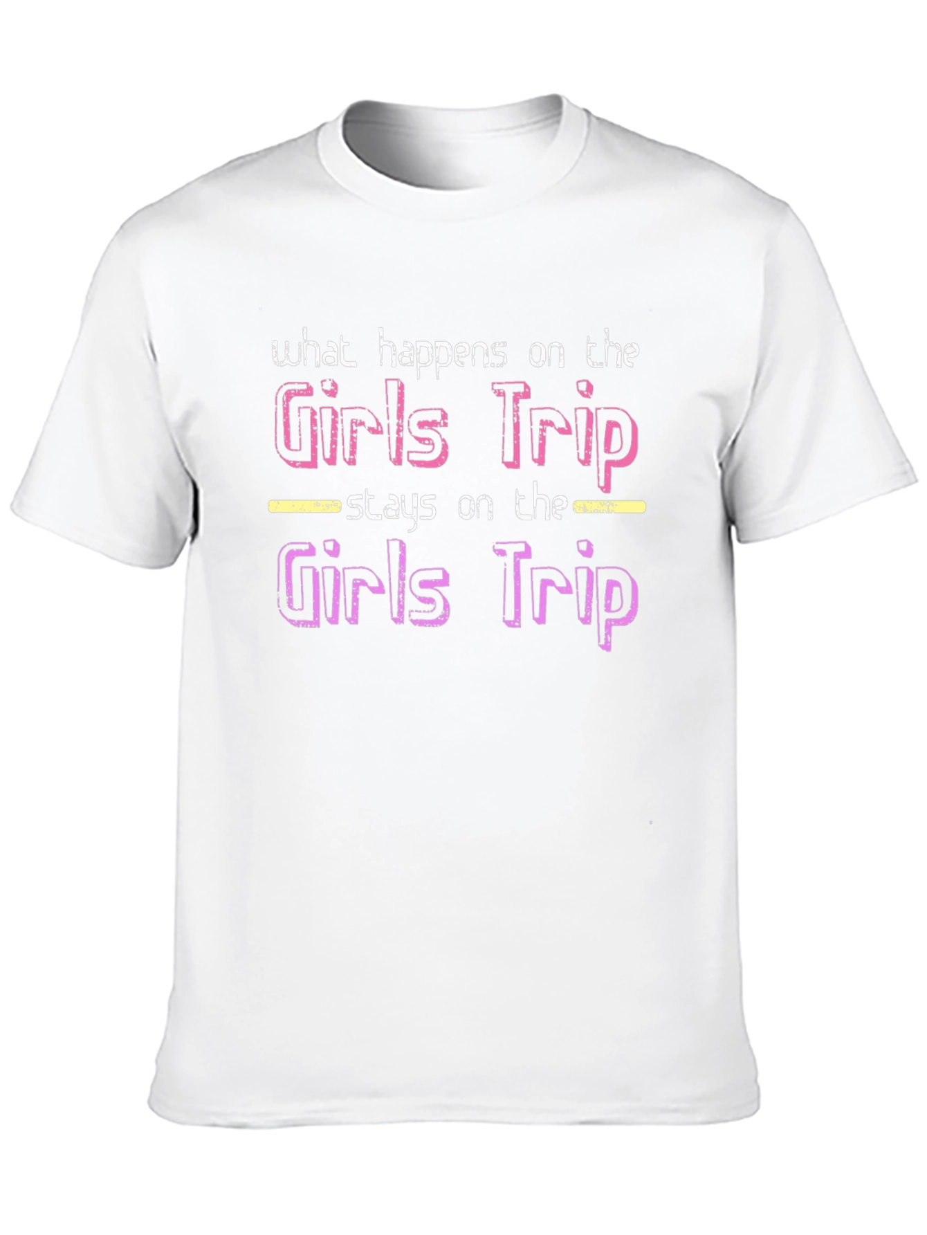 Black Girls Trip T-Shirt - What Happens On The Trip Stays view 10
