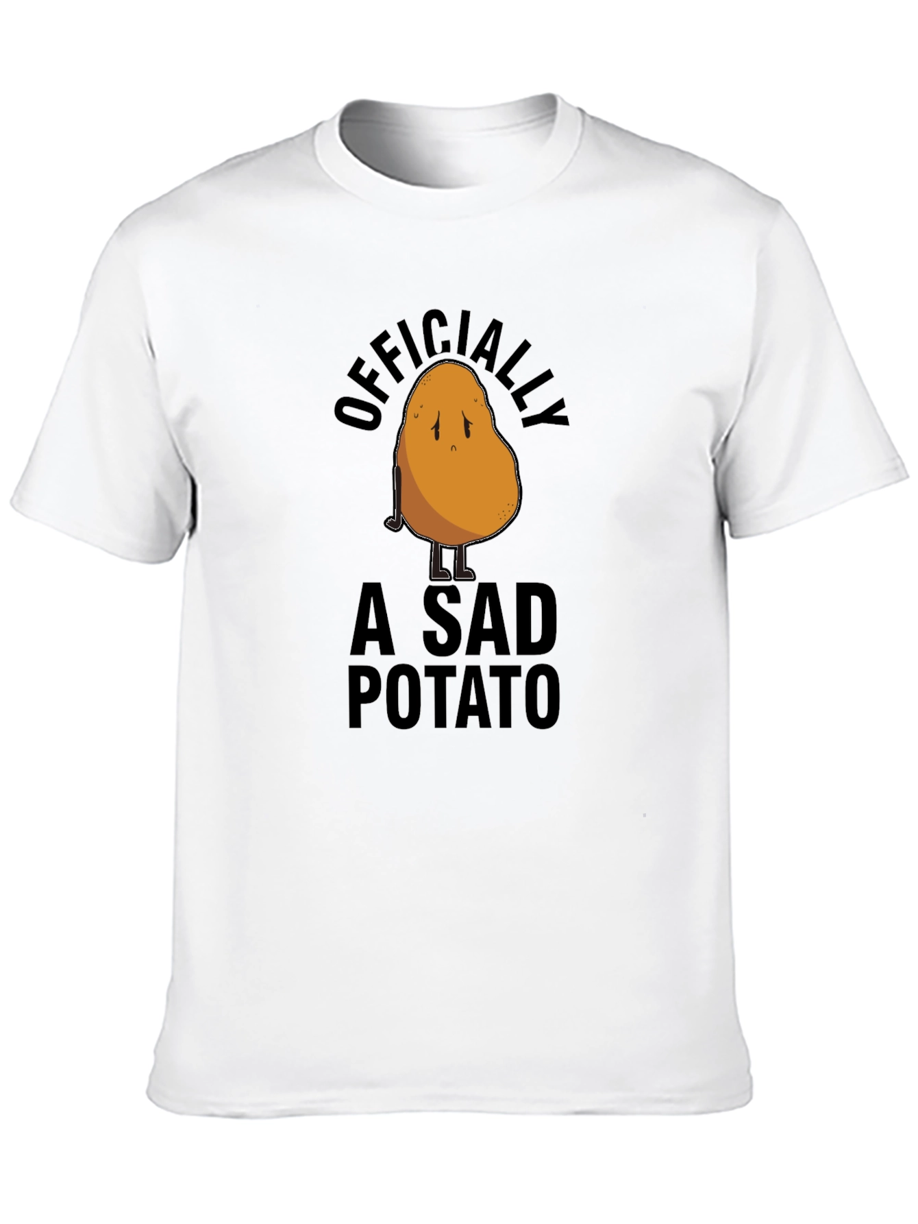 Black Officially A Sad Potato T-Shirt view 10