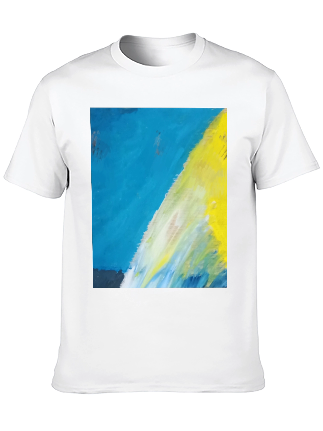 Black Abstract Art T-Shirt - Modern Graphic Tee view 10