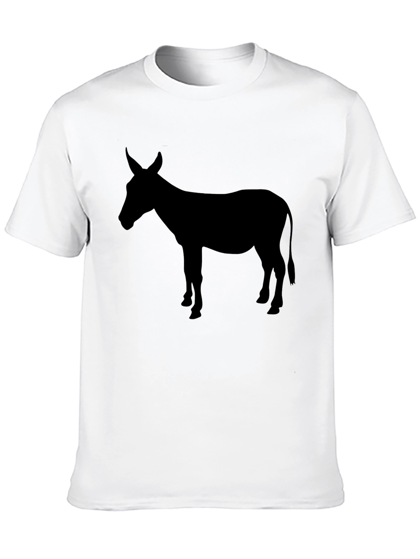 Black Black Donkey Silhouette Graphic T-Shirt view 10