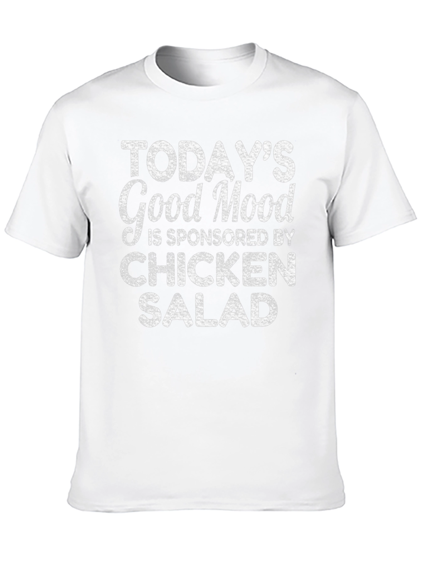 Black Chicken Salad Good Mood T-Shirt Funny Foodie Tee view 10