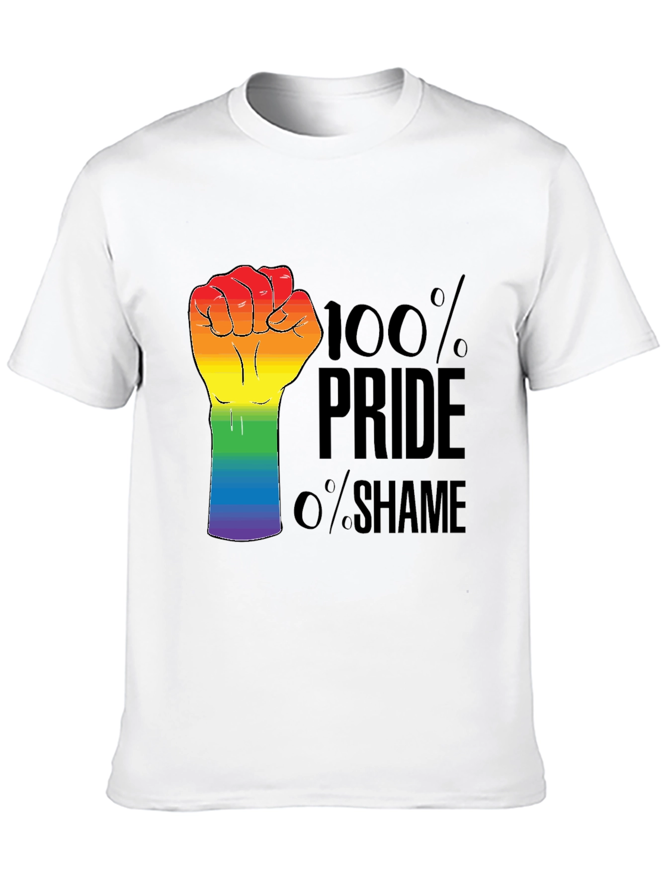 Black Pride Fist T-Shirt - LGBTQ+ Pride Month Apparel view 10