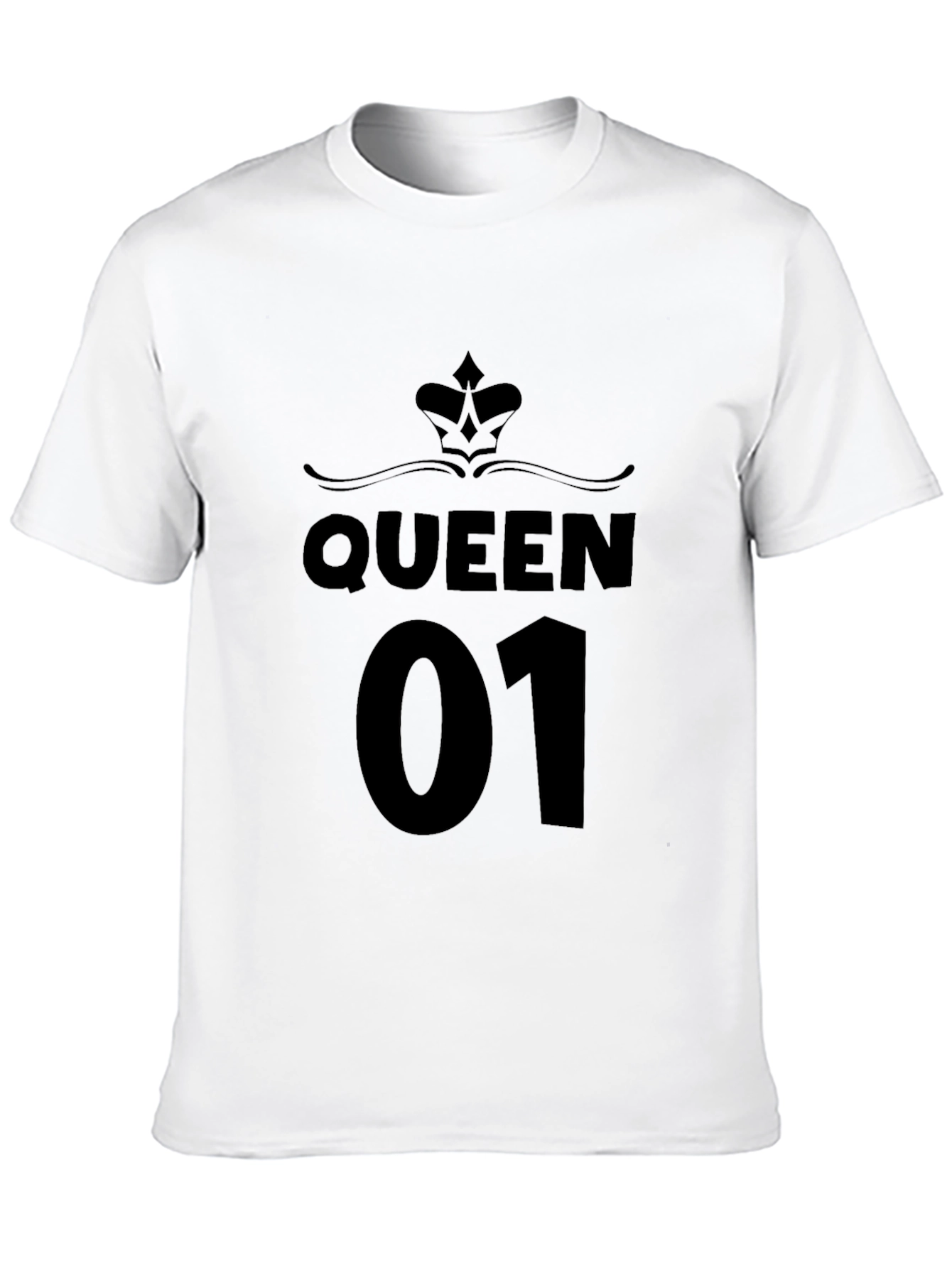 Black Queen 01 Graphic Black T-Shirt view 10