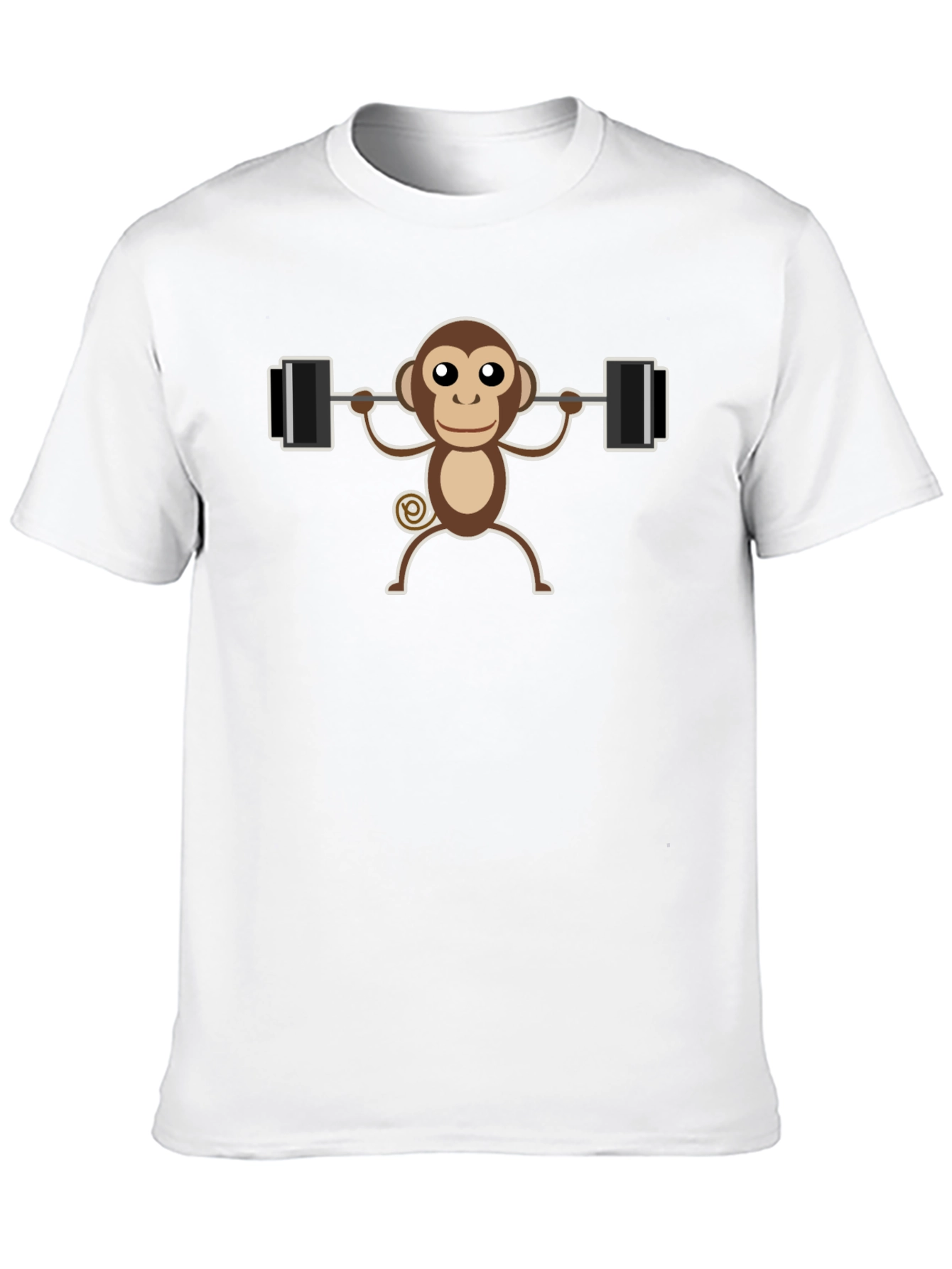 Black Monkey Barbell T-Shirt - Lift Like a Pro! view 10