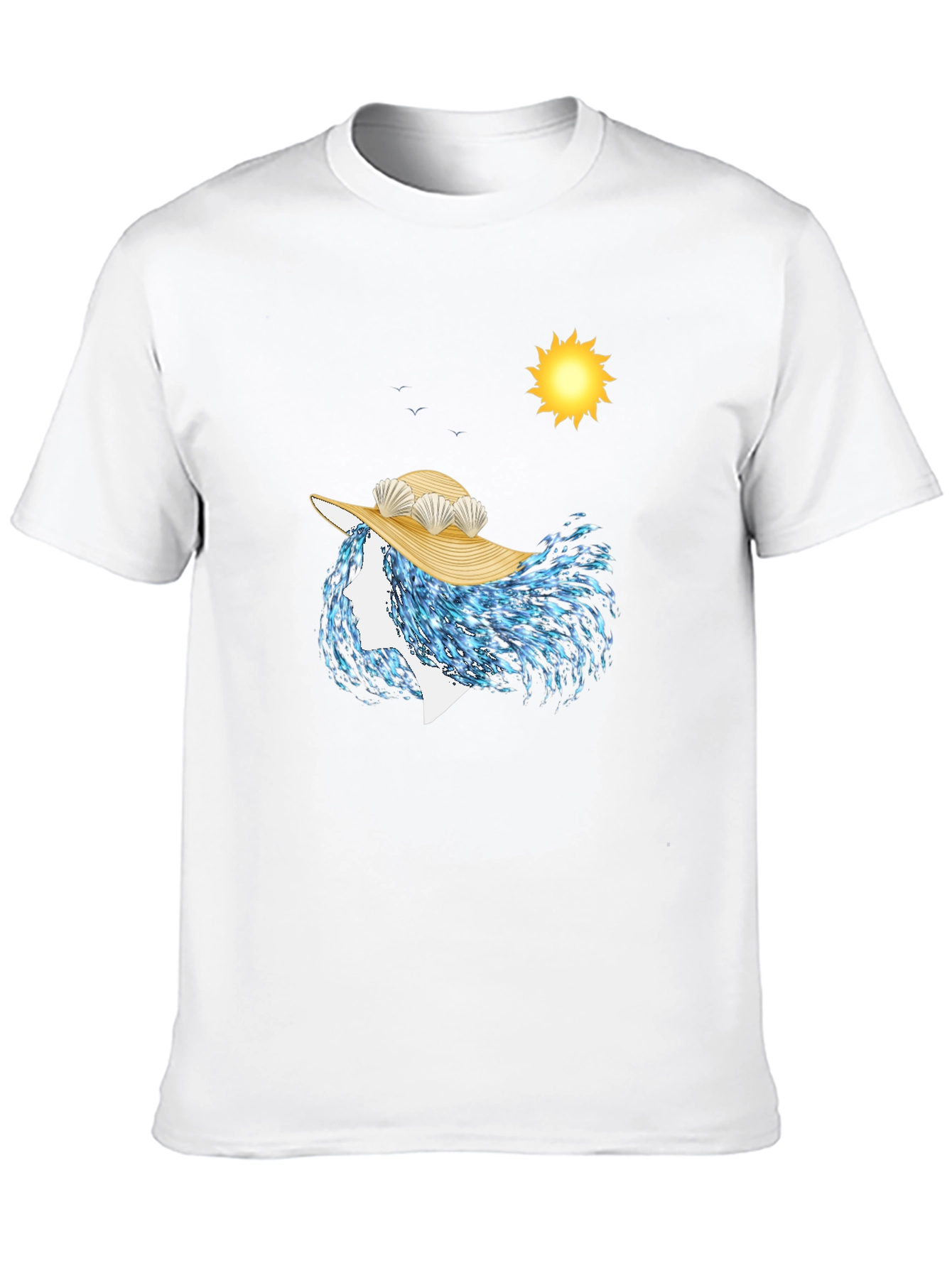 Ocean Wave Woman T-Shirt - Unique Artistic Design - 10