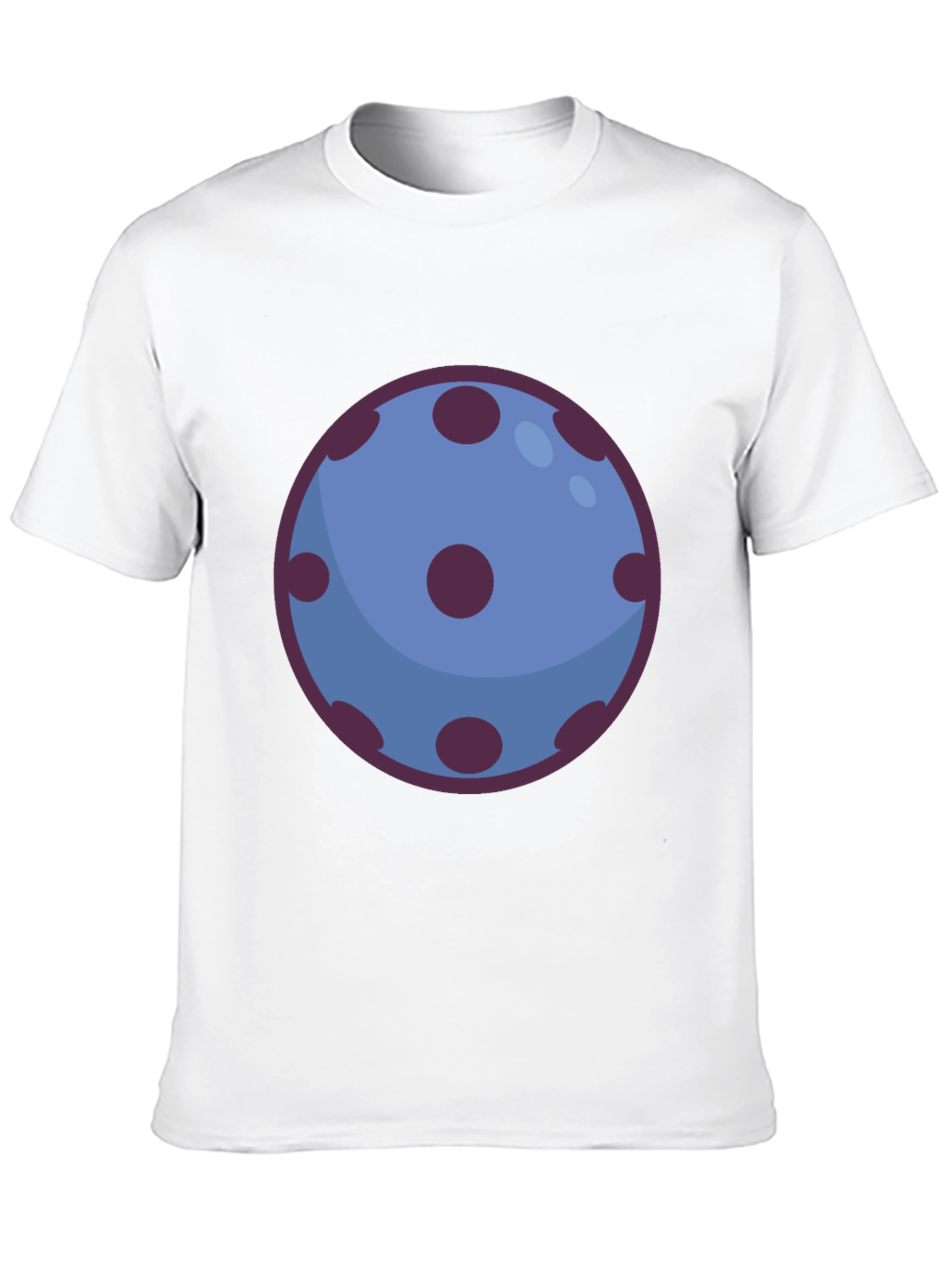 Black Abstract Polka Dot Orb Graphic Tee - Unisex Casual Top view 10