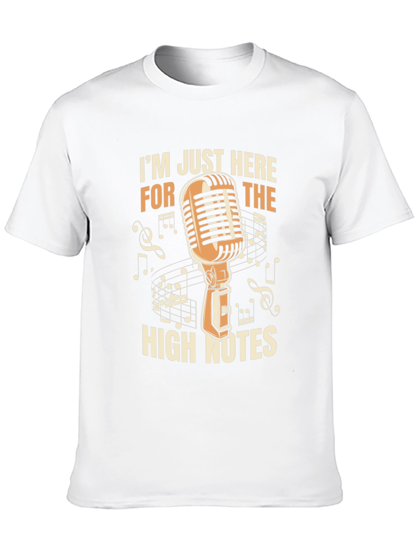 Black I'm Just Here for the High Notes T-Shirt view 10