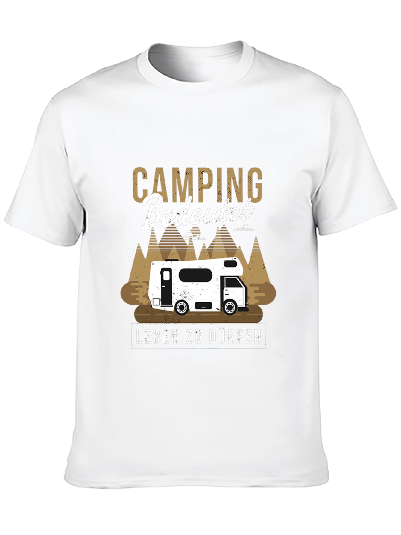 Black Camping bedeutet Leben zu dürfen T-Shirt view 10