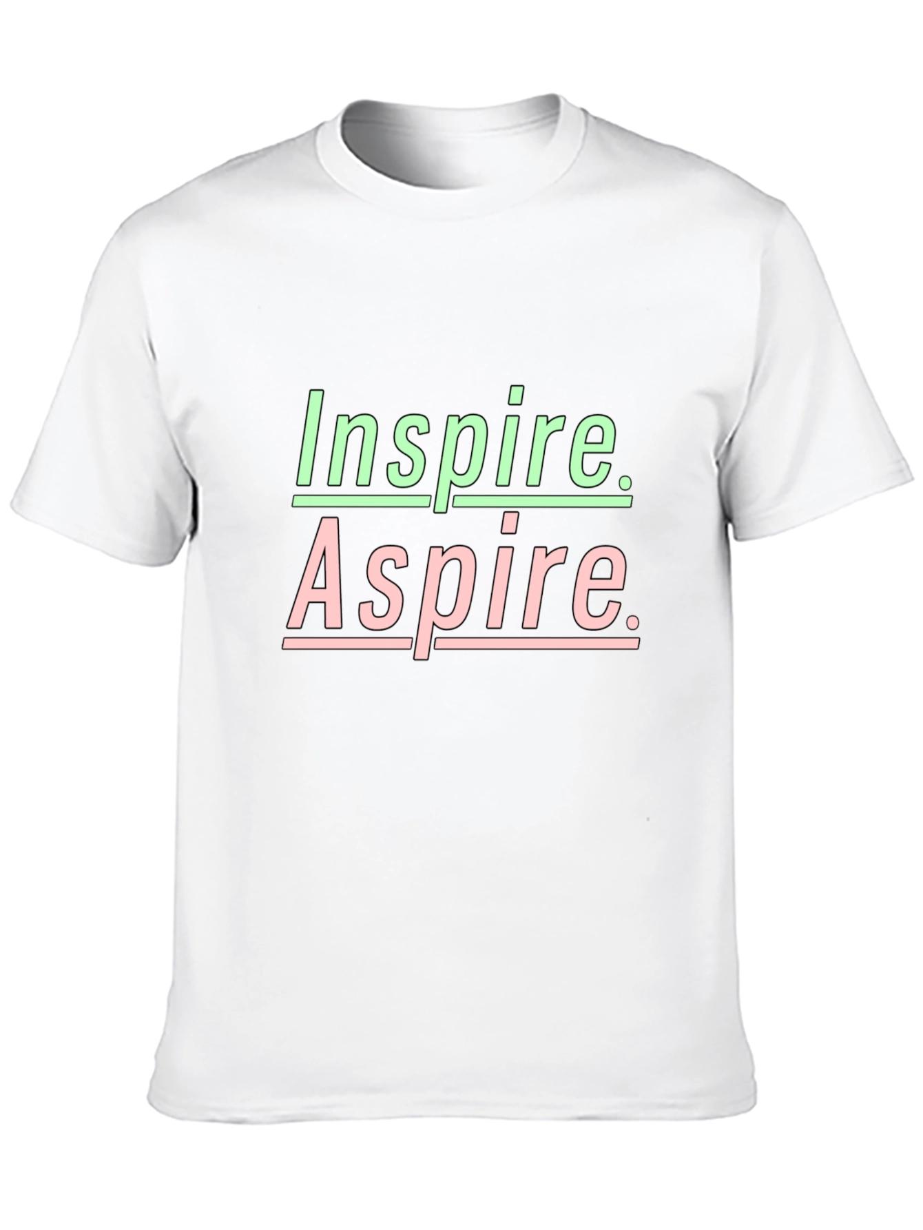 Black Inspire Aspire Graphic Tee - Black view 10