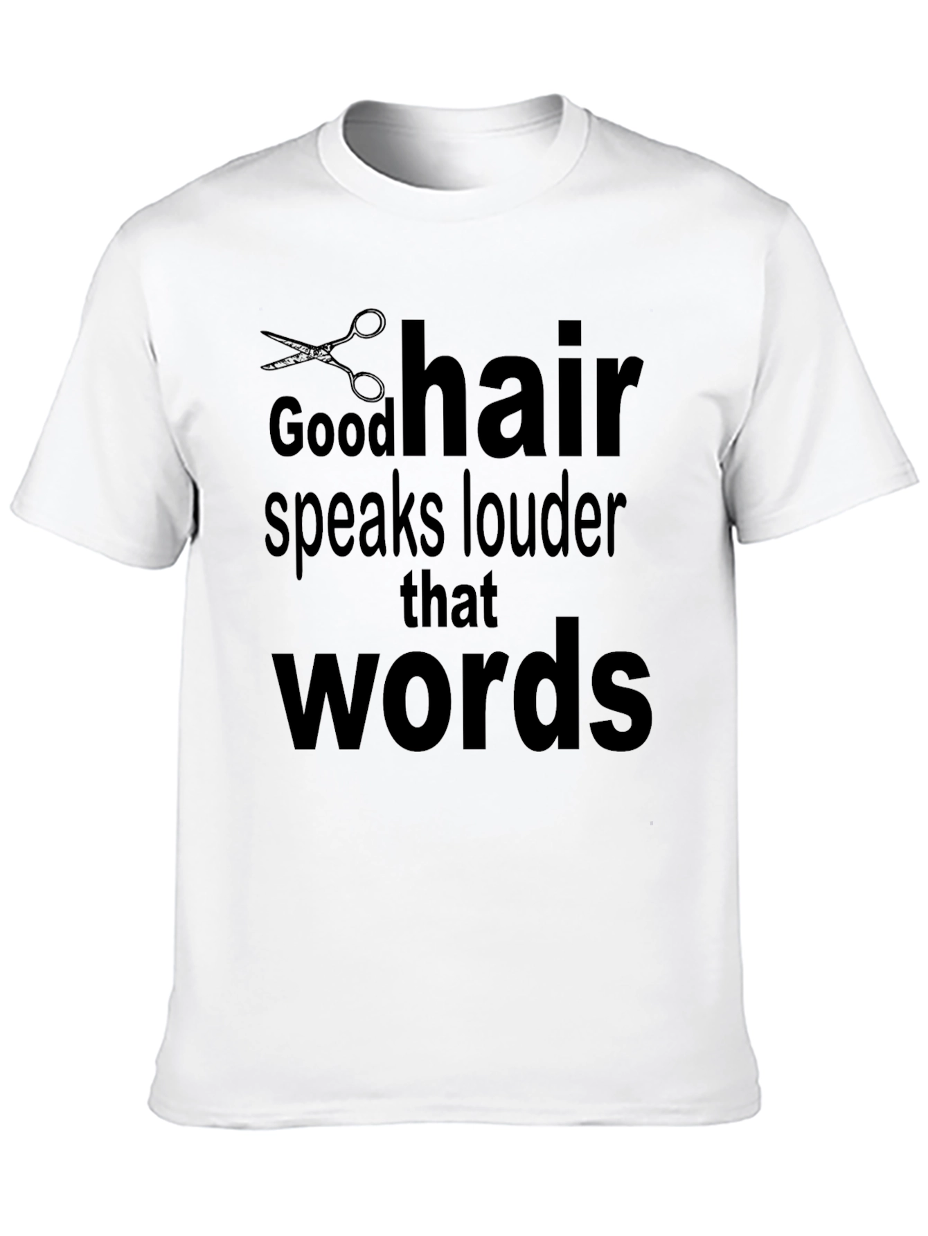 Black Good Hair Speaks Louder T-Shirt - Stylish & Trendy view 10