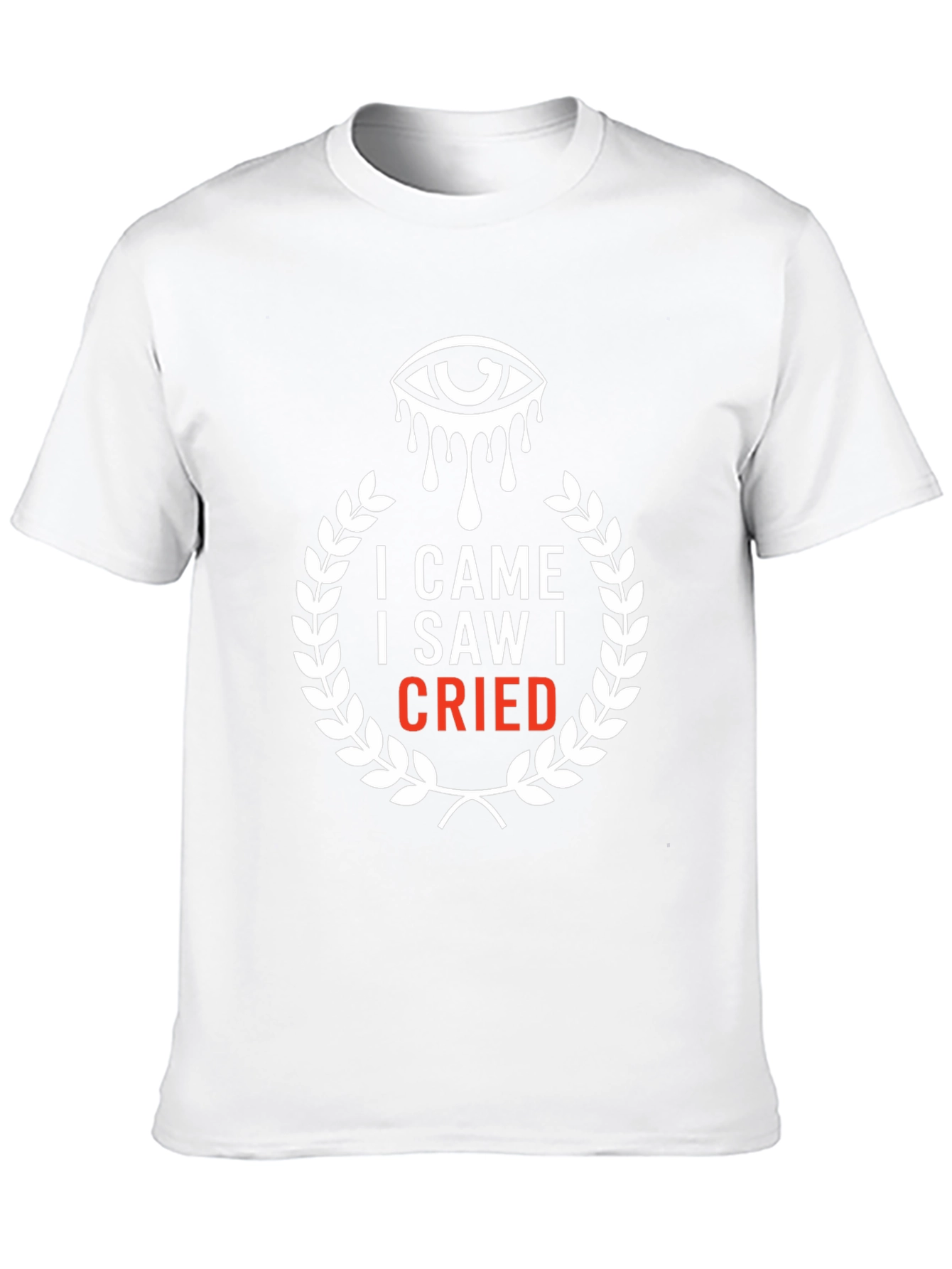 Black I Came I Saw I Cried Graphic Tee view 10