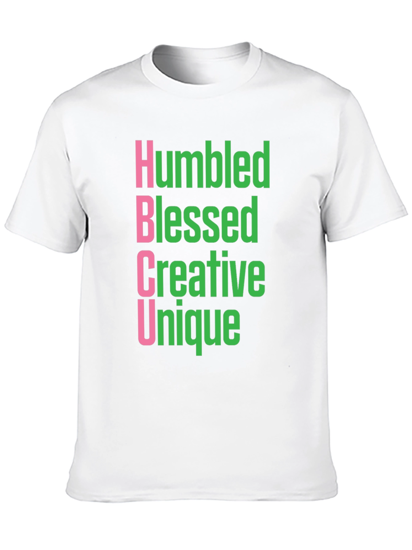 Black Humbled Blessed Creative Unique HBCU T-Shirt view 10