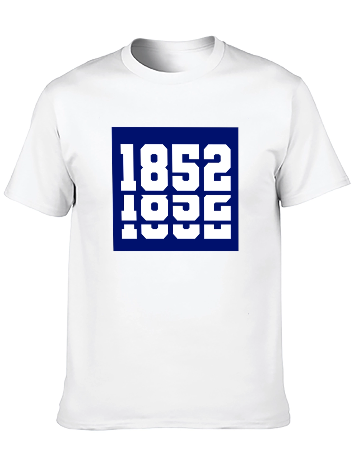Black 1852 Tee - Retro Collegiate Style T-Shirt view 10