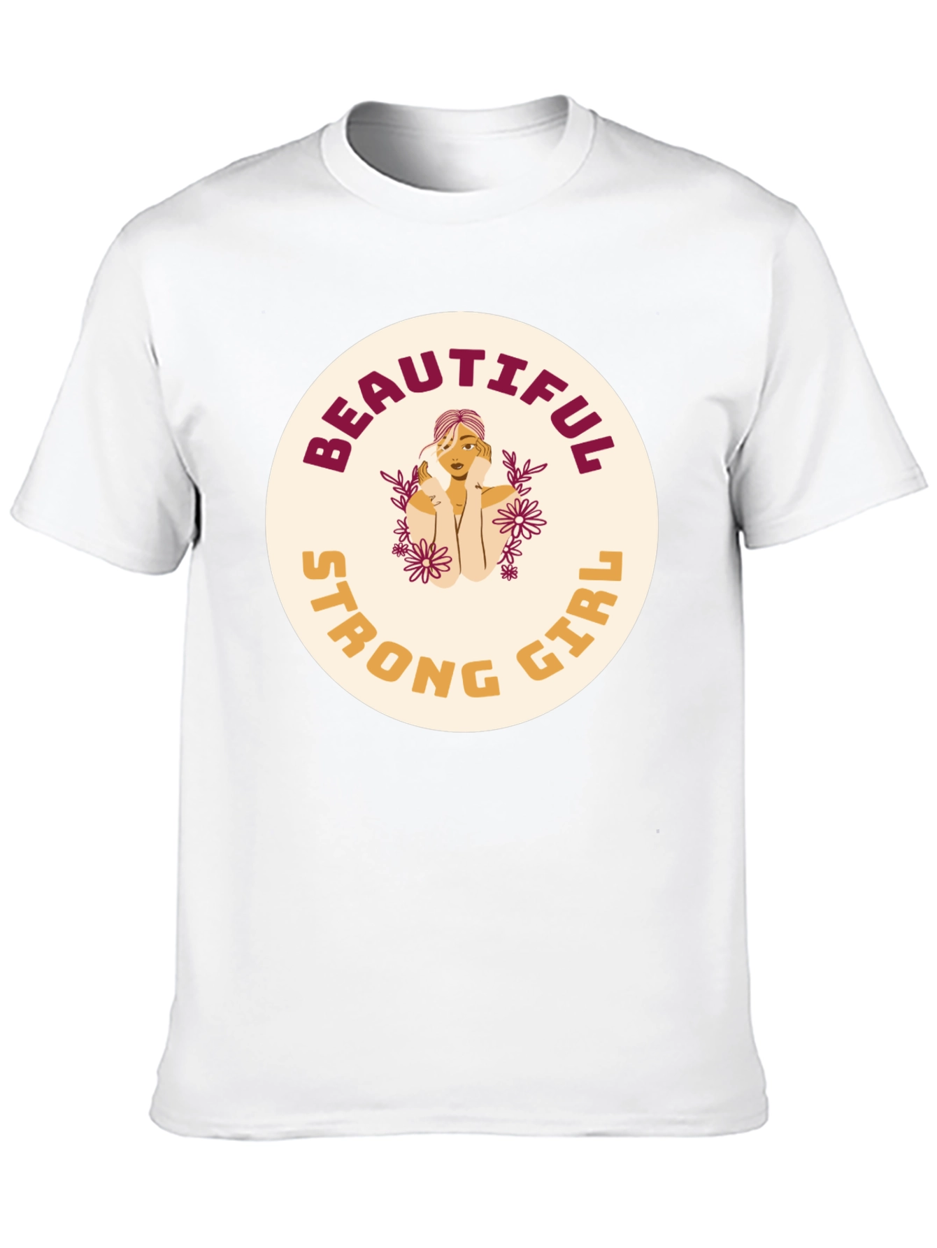 Black Beautiful Strong Girl Graphic Tee view 10