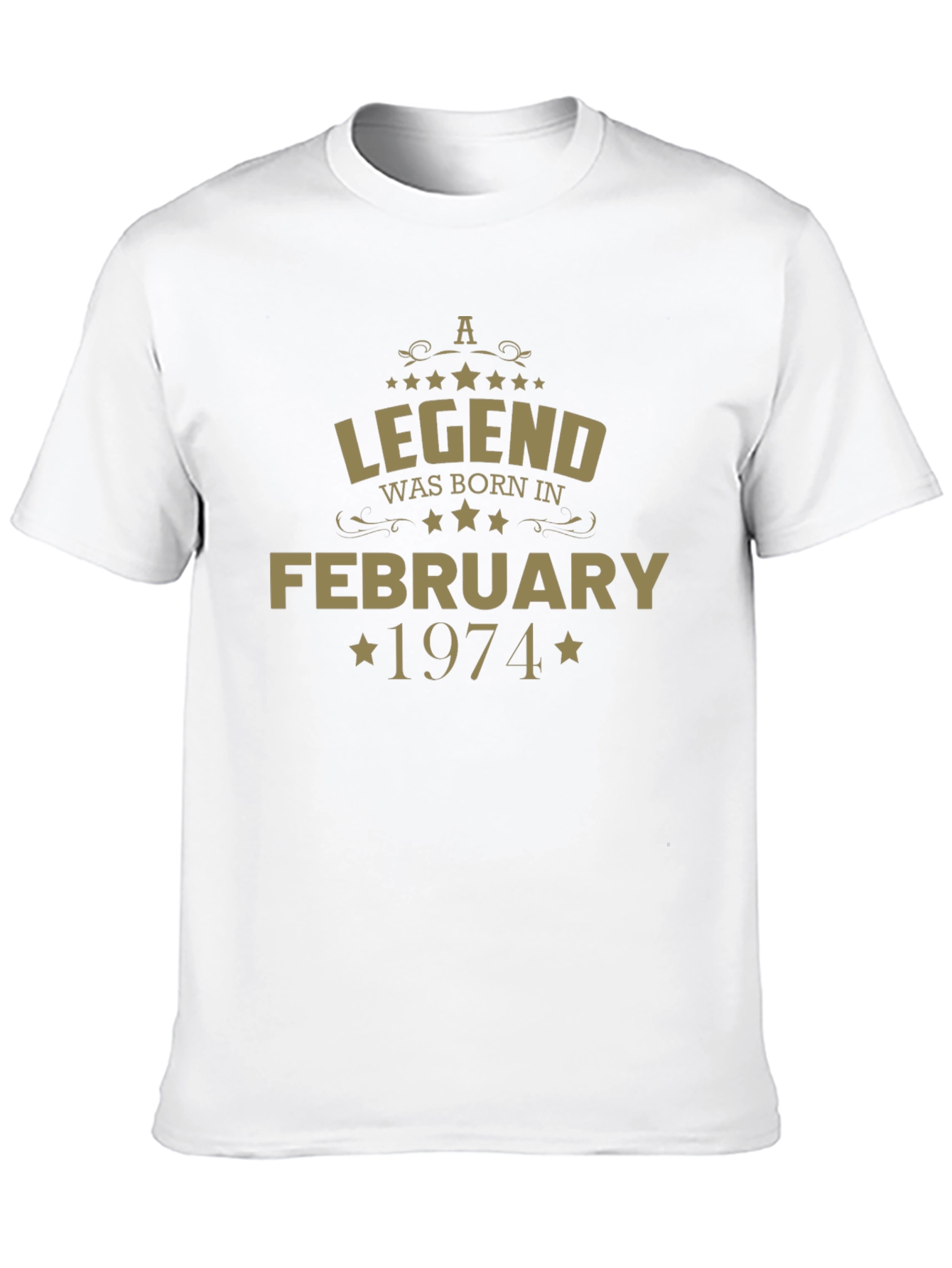Black Legend Born in February 1974 T-Shirt view 10