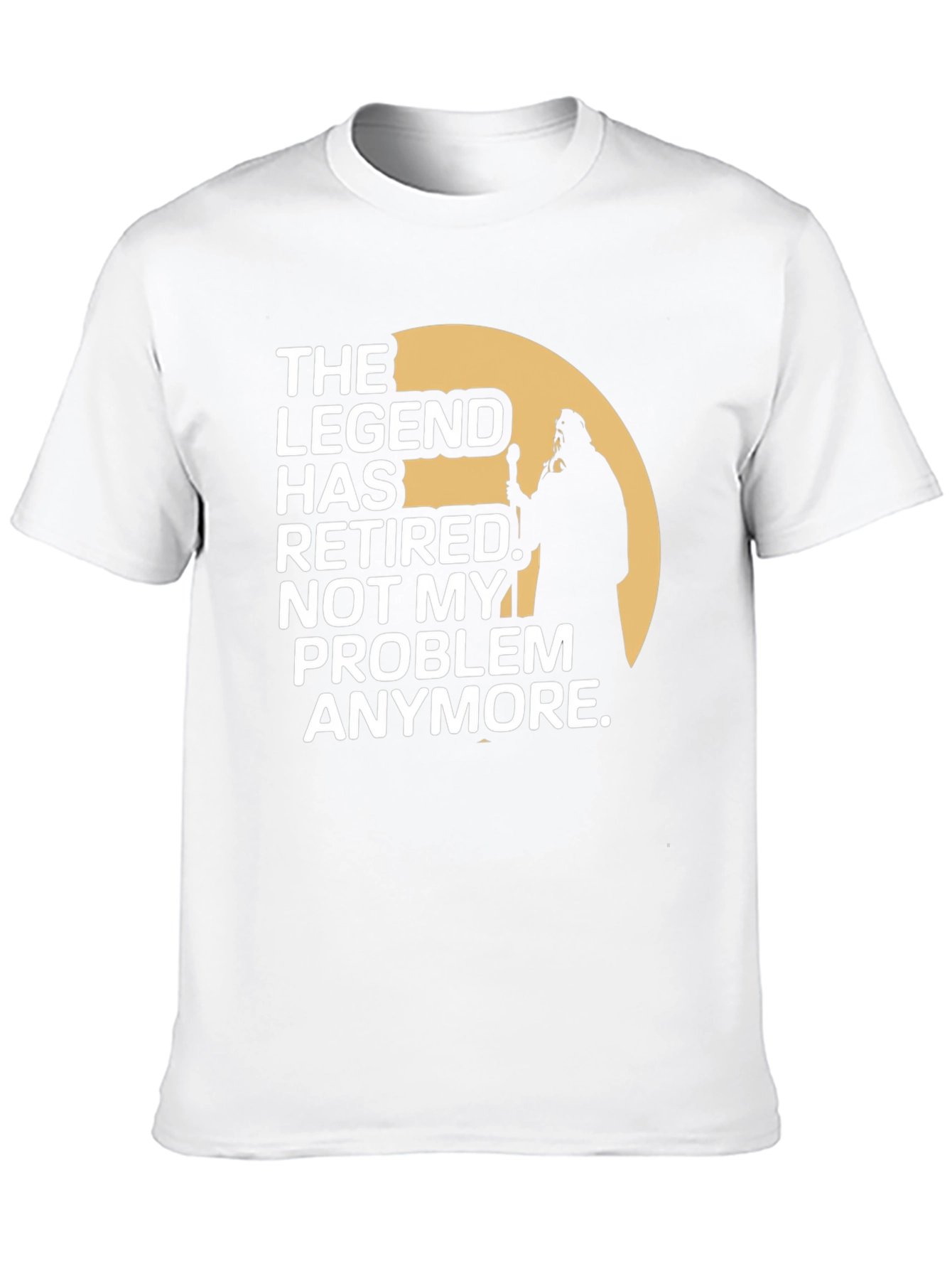 Black The Legend Has Retired Graphic T-Shirt view 10