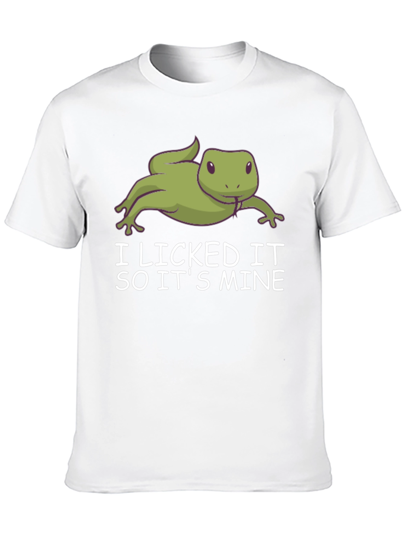 Black I Licked It So It's Mine T-Shirt view 10