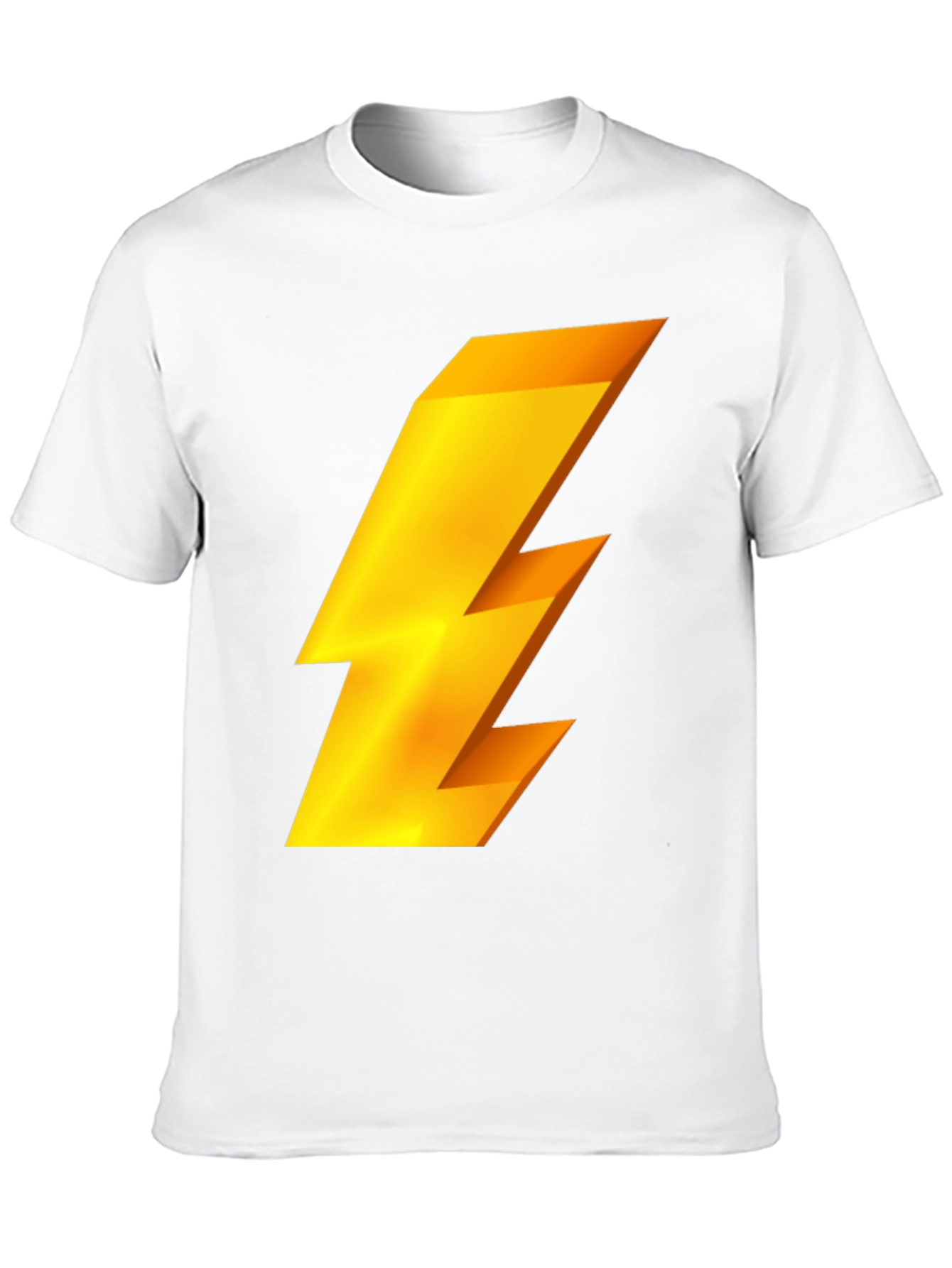 Black Lightning Bolt Graphic Tee - Black view 10