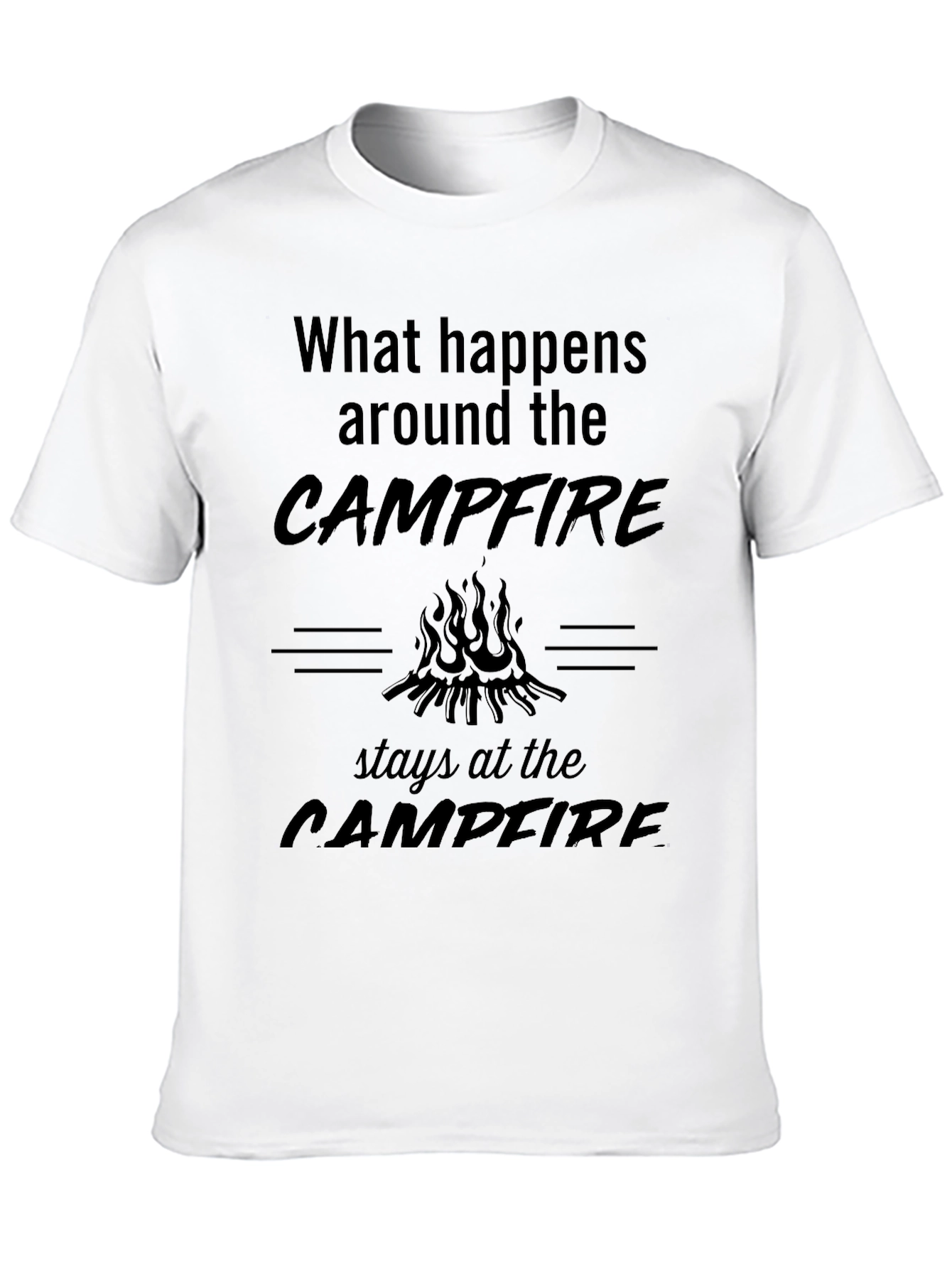 Campfire Secrets T-Shirt - Stay Cozy & Confidential - 10