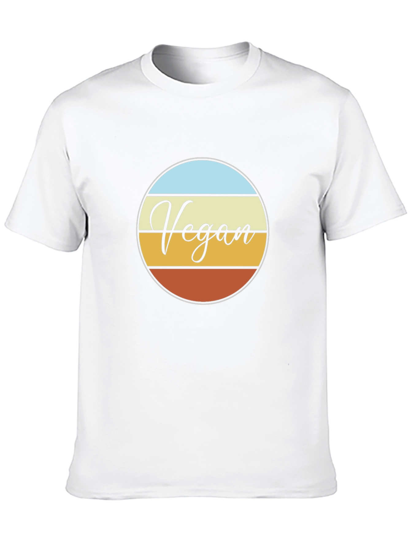 Black Vegan Retro Circle T-Shirt - Black view 10