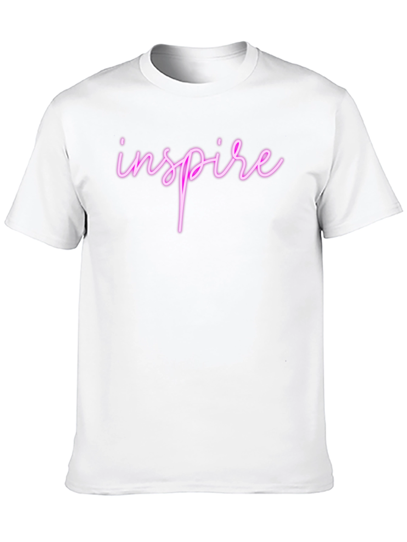 Black Inspire Black Cotton T-Shirt view 10