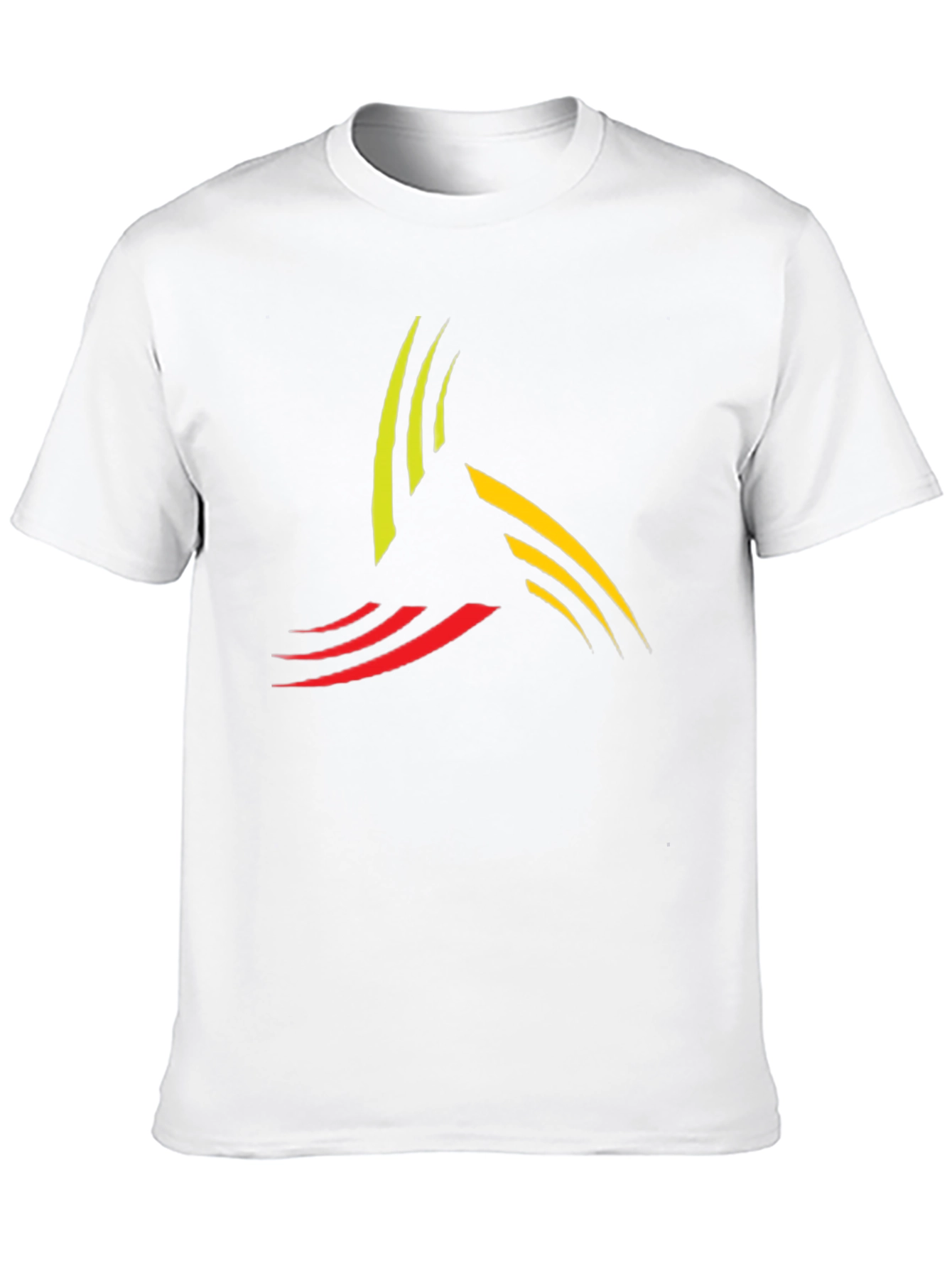 Black Abstract Graphic Print Black T-Shirt view 10