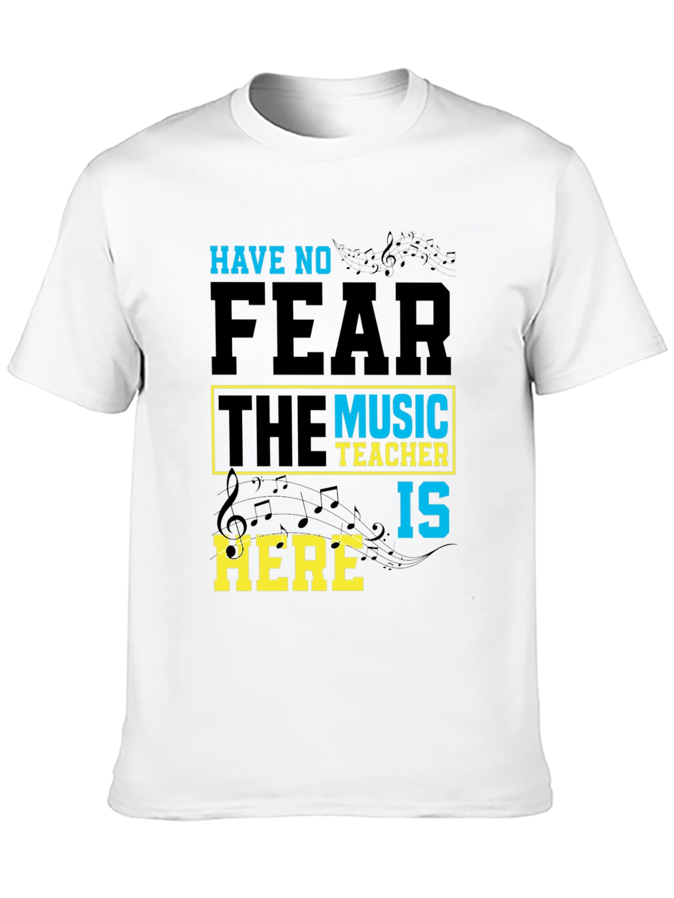 Black Music Teacher T-Shirt: Have No Fear view 10