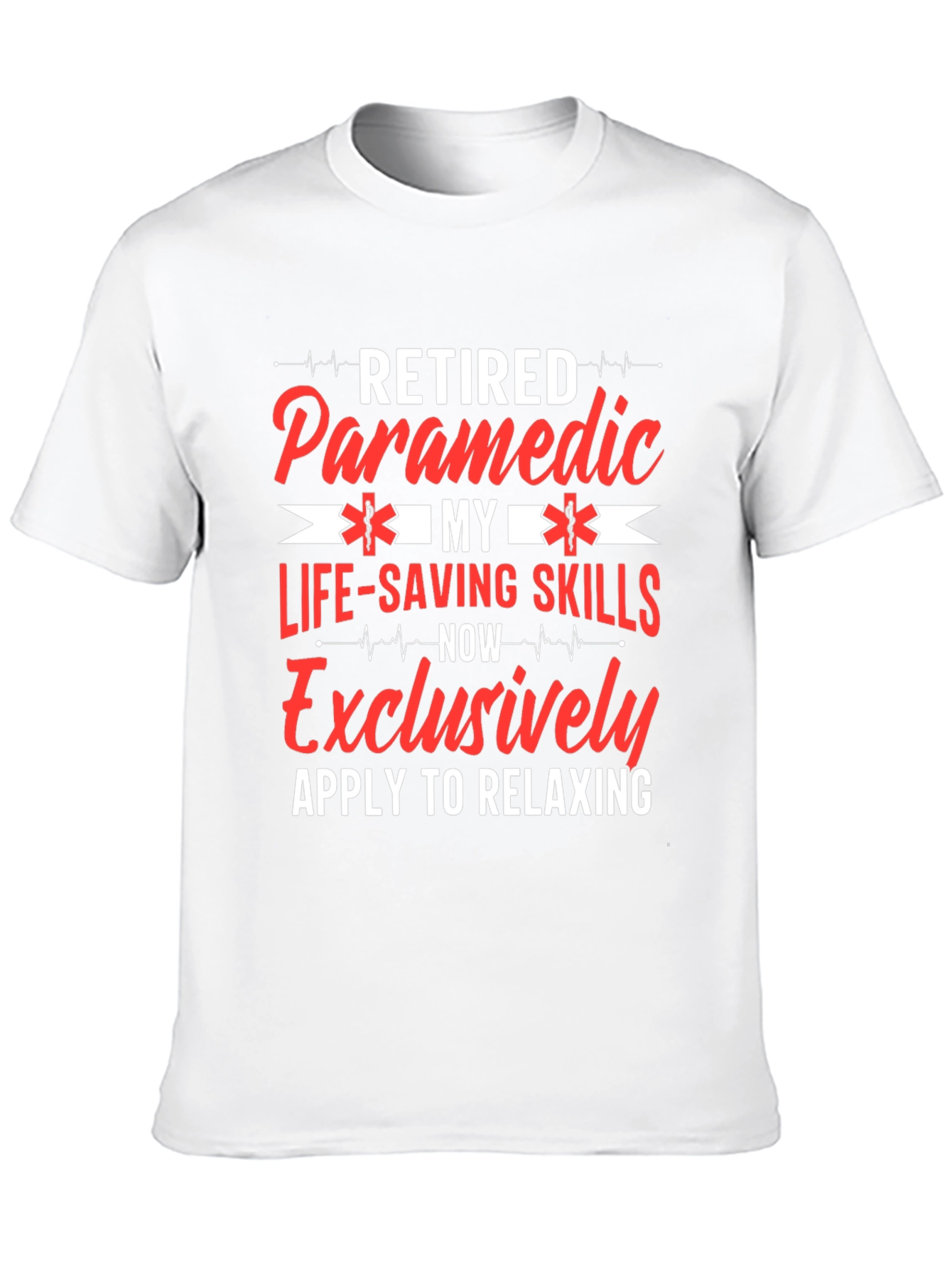 Black Retired Paramedic Graphic T-Shirt view 10