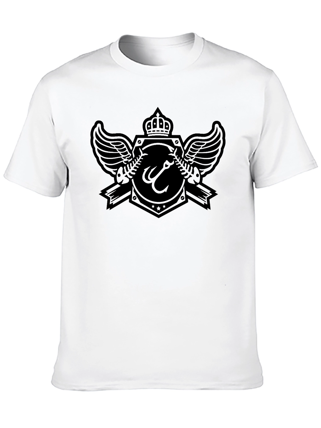 Black Black Emblem Graphic Tee - Men's Casual Fashion view 10