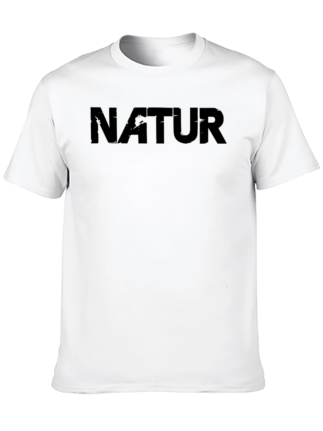 Black Natur Graphic Black T-Shirt Casual Wear view 10