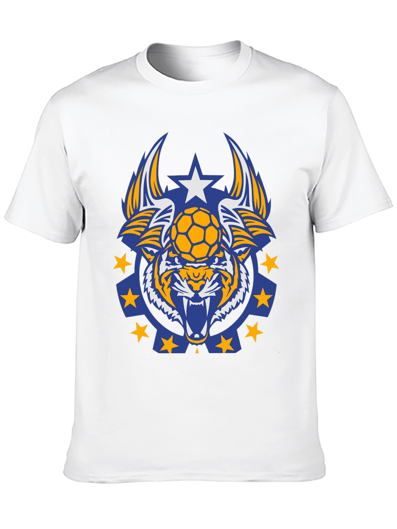 Black Tiger Soccer Graphic Tee - Black view 10