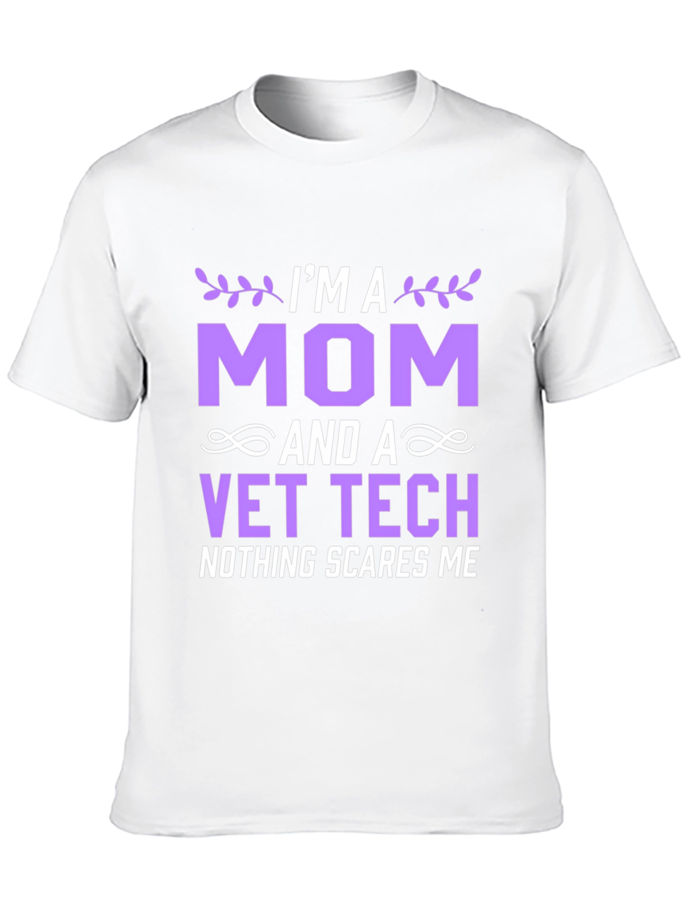 Black I'm A Mom And A Vet Tech T-Shirt view 10