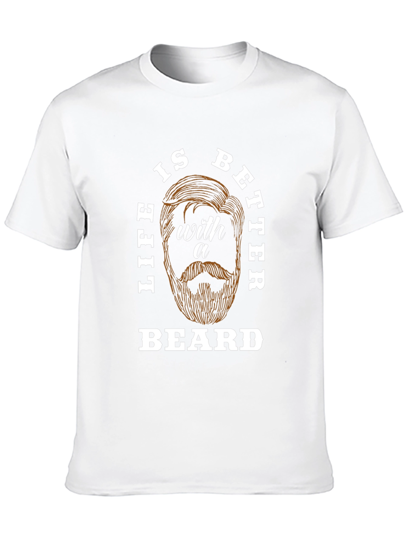 Black Life is Better With a Beard Graphic Tee view 10